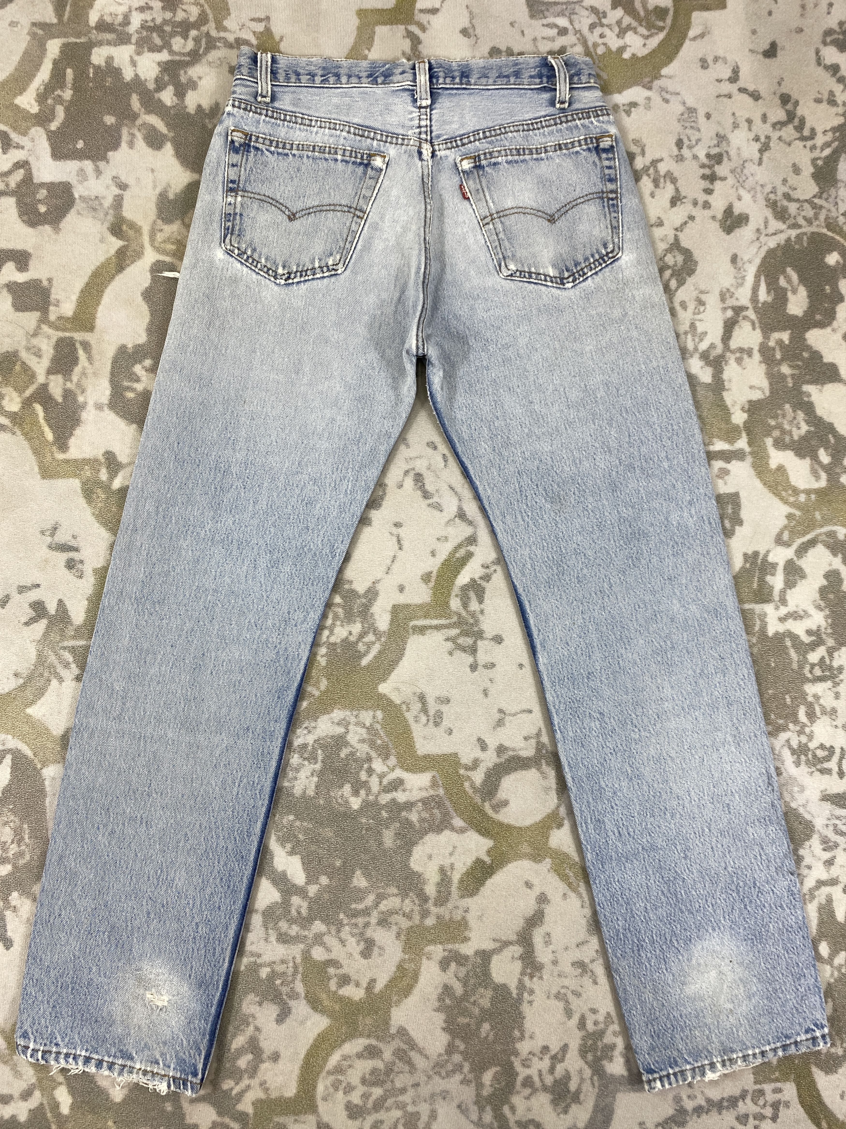 Levi's Light Blue Wash Vintage Levi's Jeans 29x30.5 Denim - JN1596 Size US 29 - 2 Thumbnail