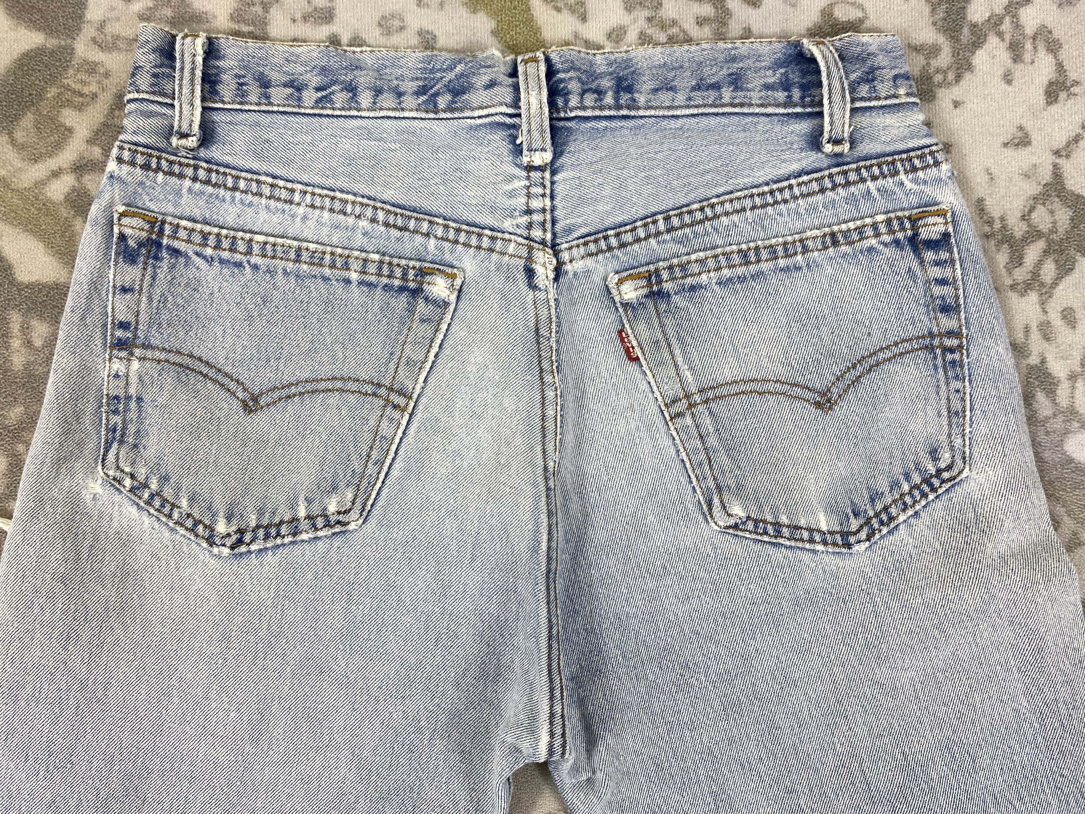 Levi's Light Blue Wash Vintage Levi's Jeans 29x30.5 Denim - JN1596 Size US 29 - 4 Thumbnail