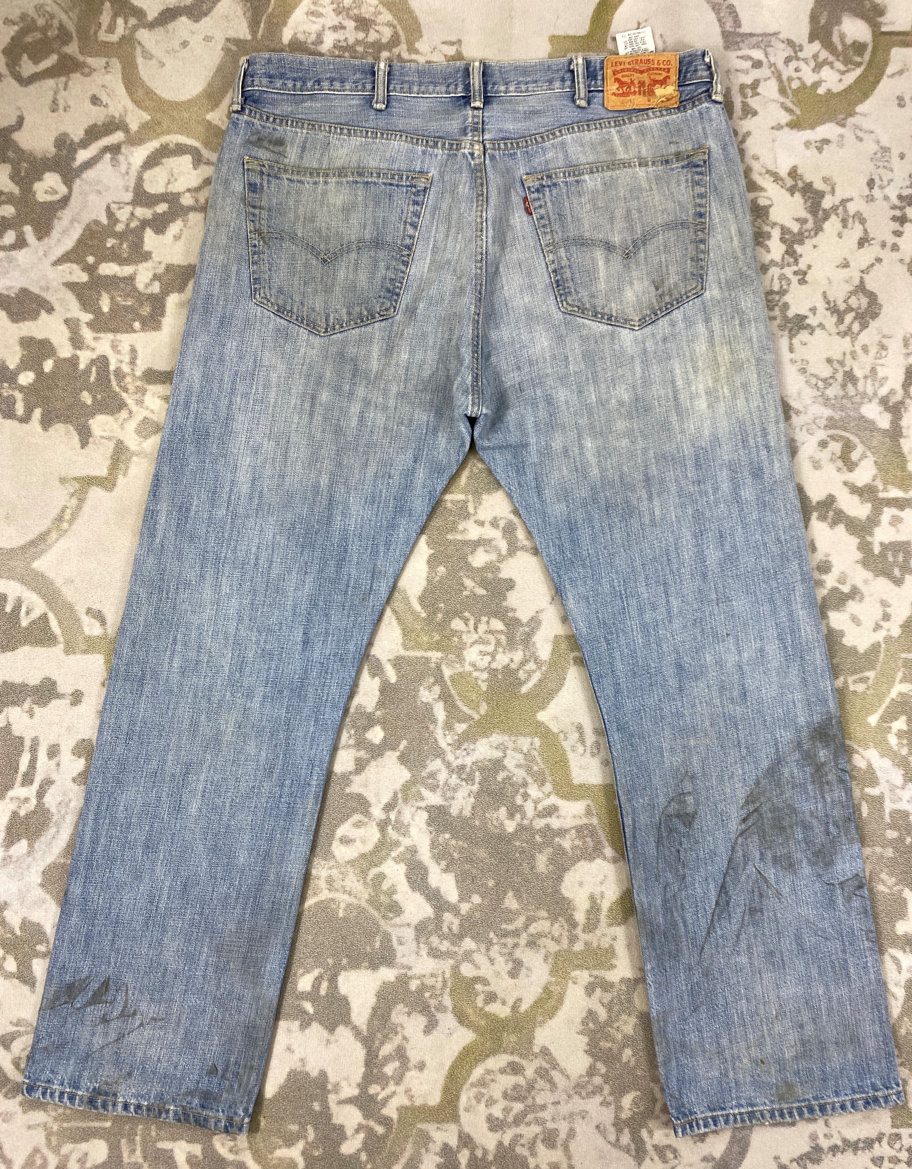 Levi's Wash Blue Vintage Levi's 501 Jeans 39x31 Denim - JN1597 Size US 39 - 2 Thumbnail