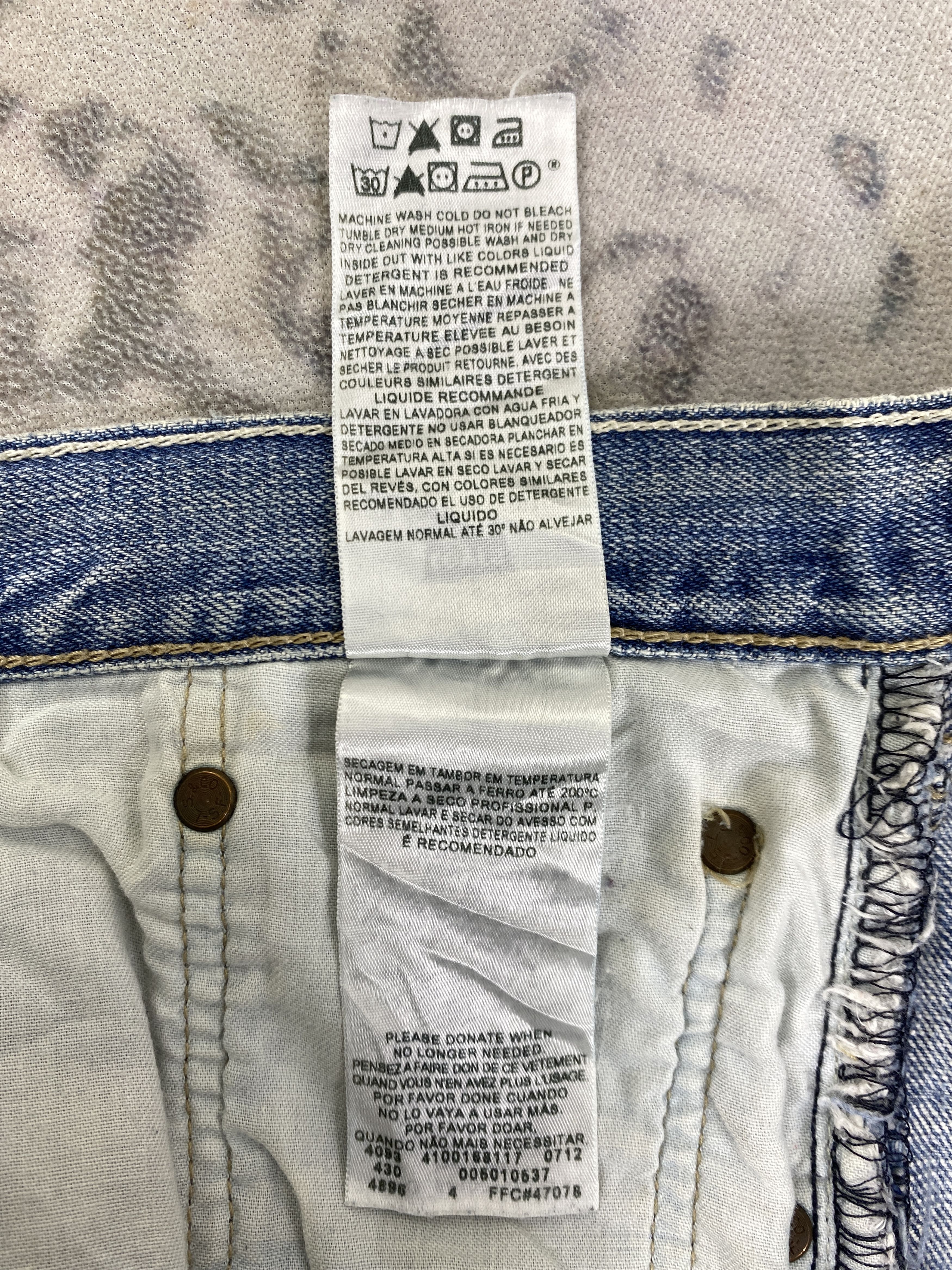 Levi's Wash Blue Vintage Levi's 501 Jeans 39x31 Denim - JN1597 Size US 39 - 8 Thumbnail