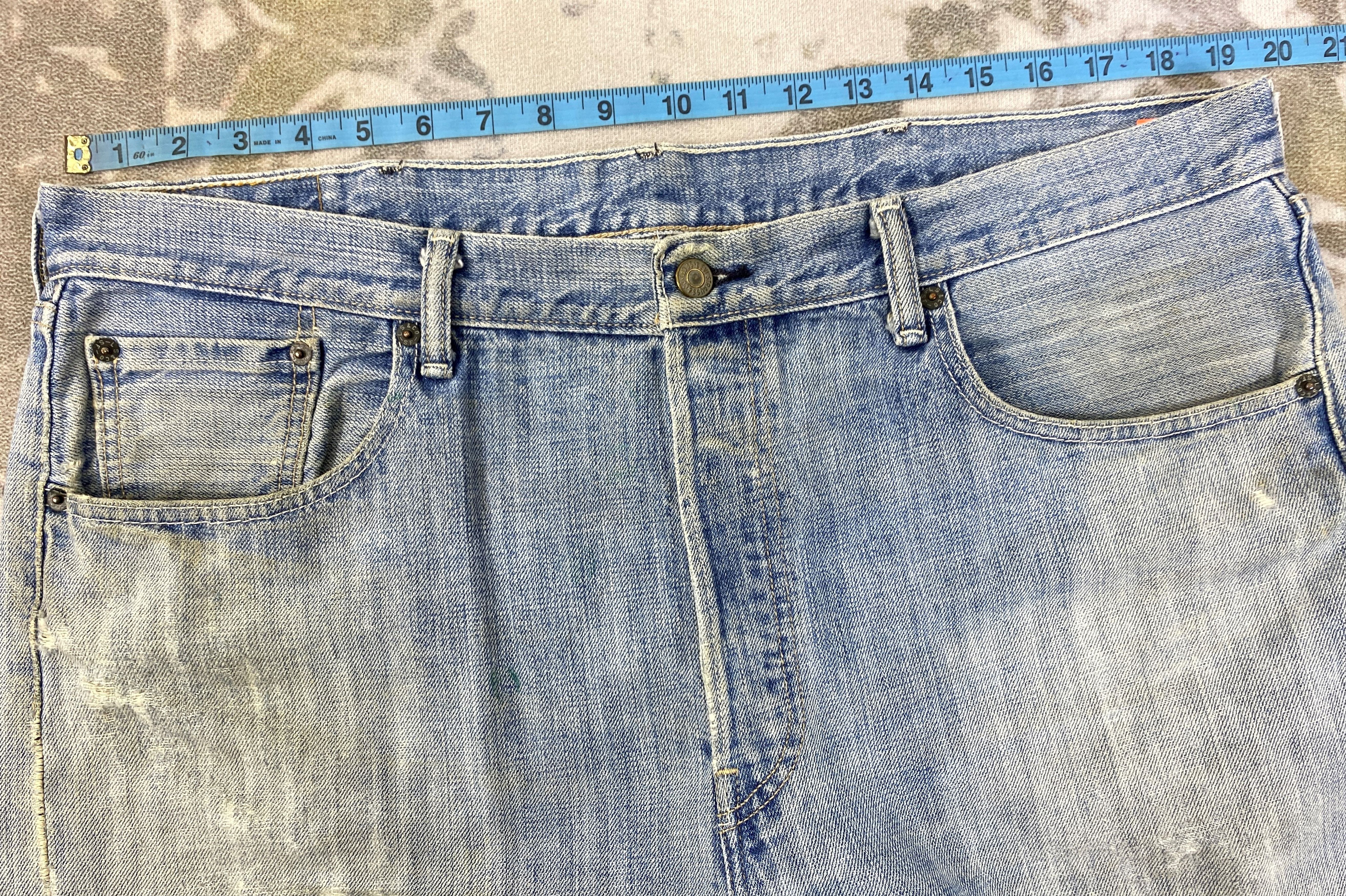 Levi's Wash Blue Vintage Levi's 501 Jeans 39x31 Denim - JN1597 Size US 39 - 12 Thumbnail