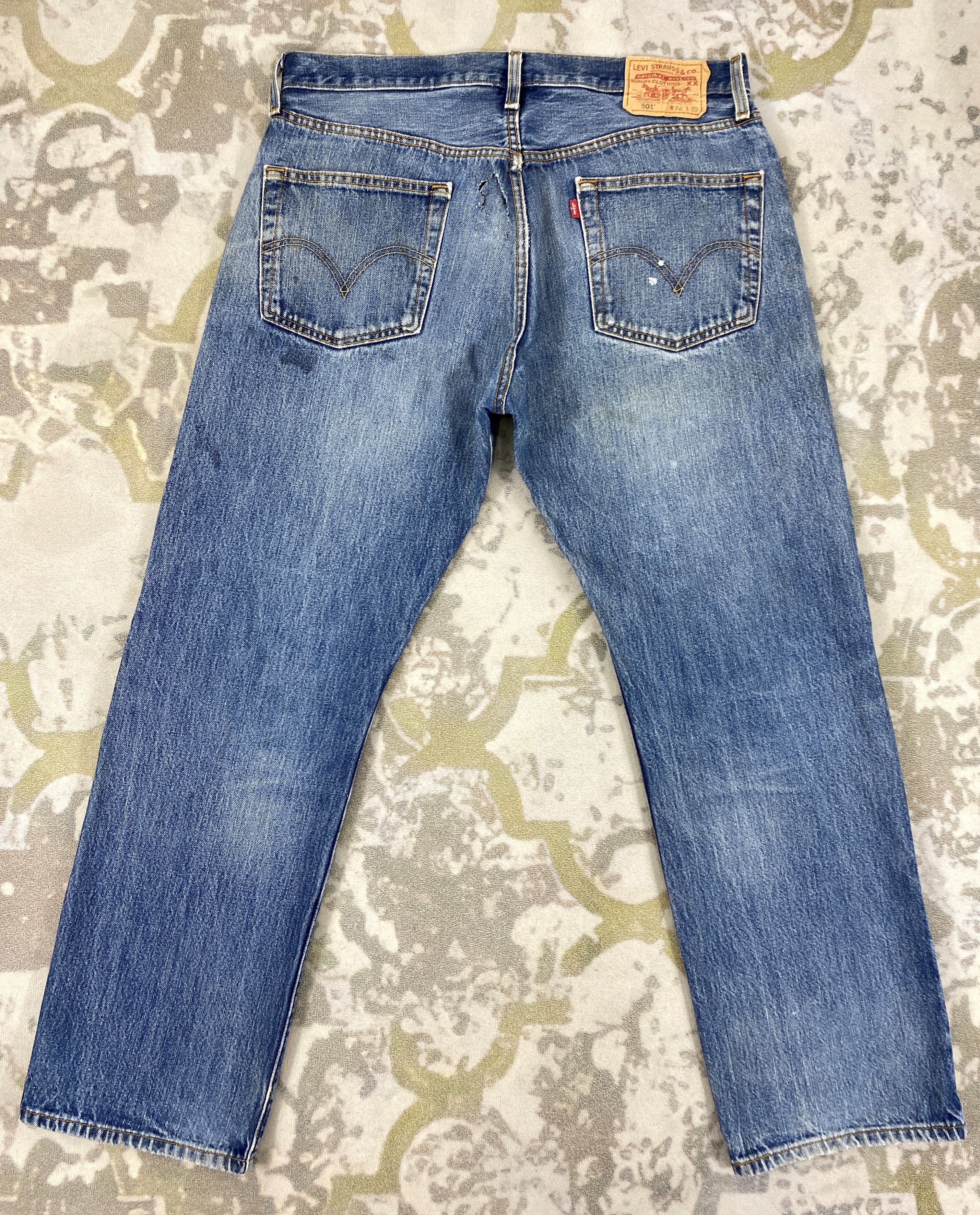 Levi's Wash Blue Levi's 501 Jeans 34x29.5 - JN1600 Size US 34 / EU 50 - 2 Thumbnail