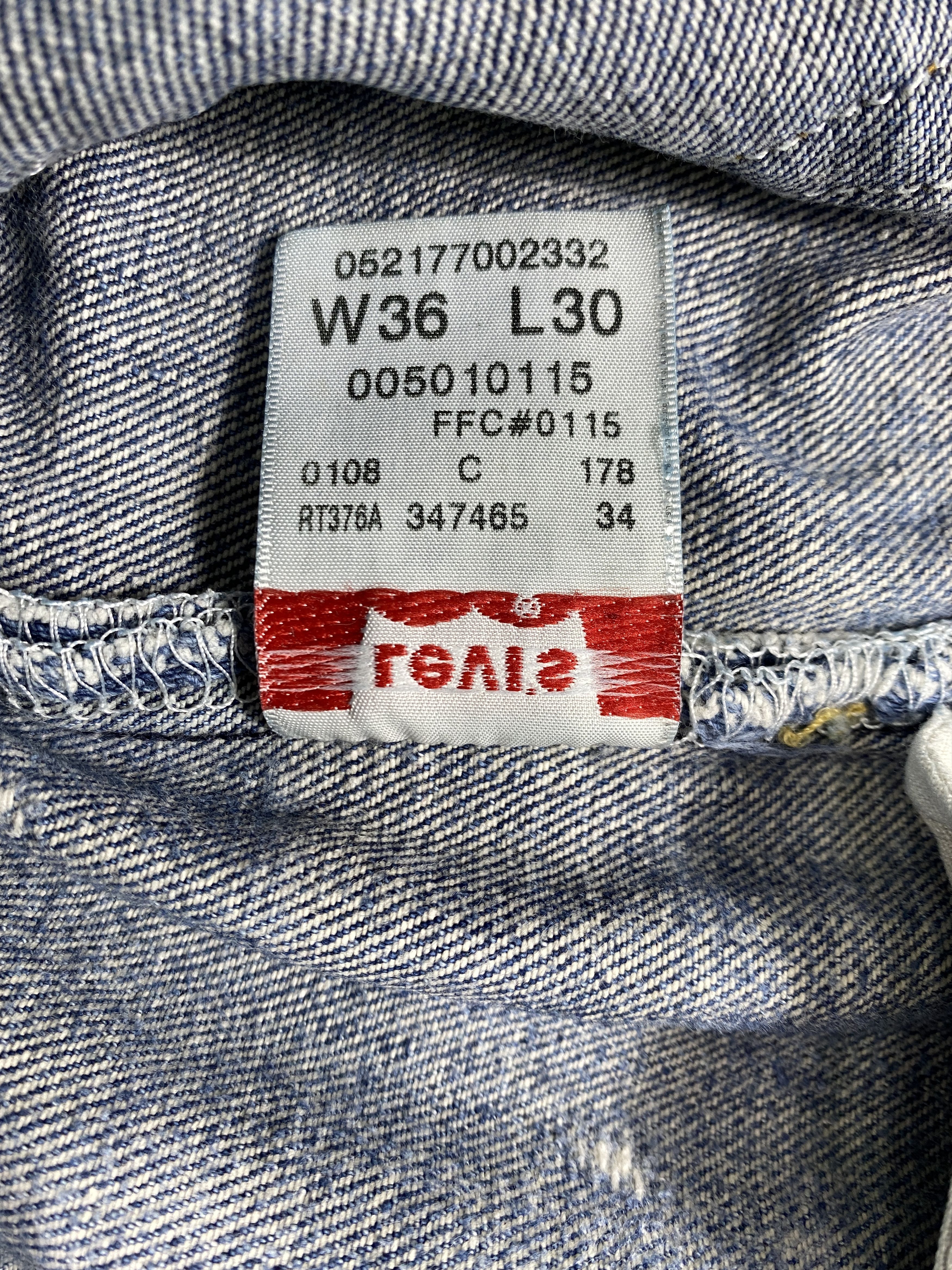 Levi's Wash Blue Levi's 501 Jeans 34x29.5 - JN1600 Size US 34 / EU 50 - 9 Thumbnail
