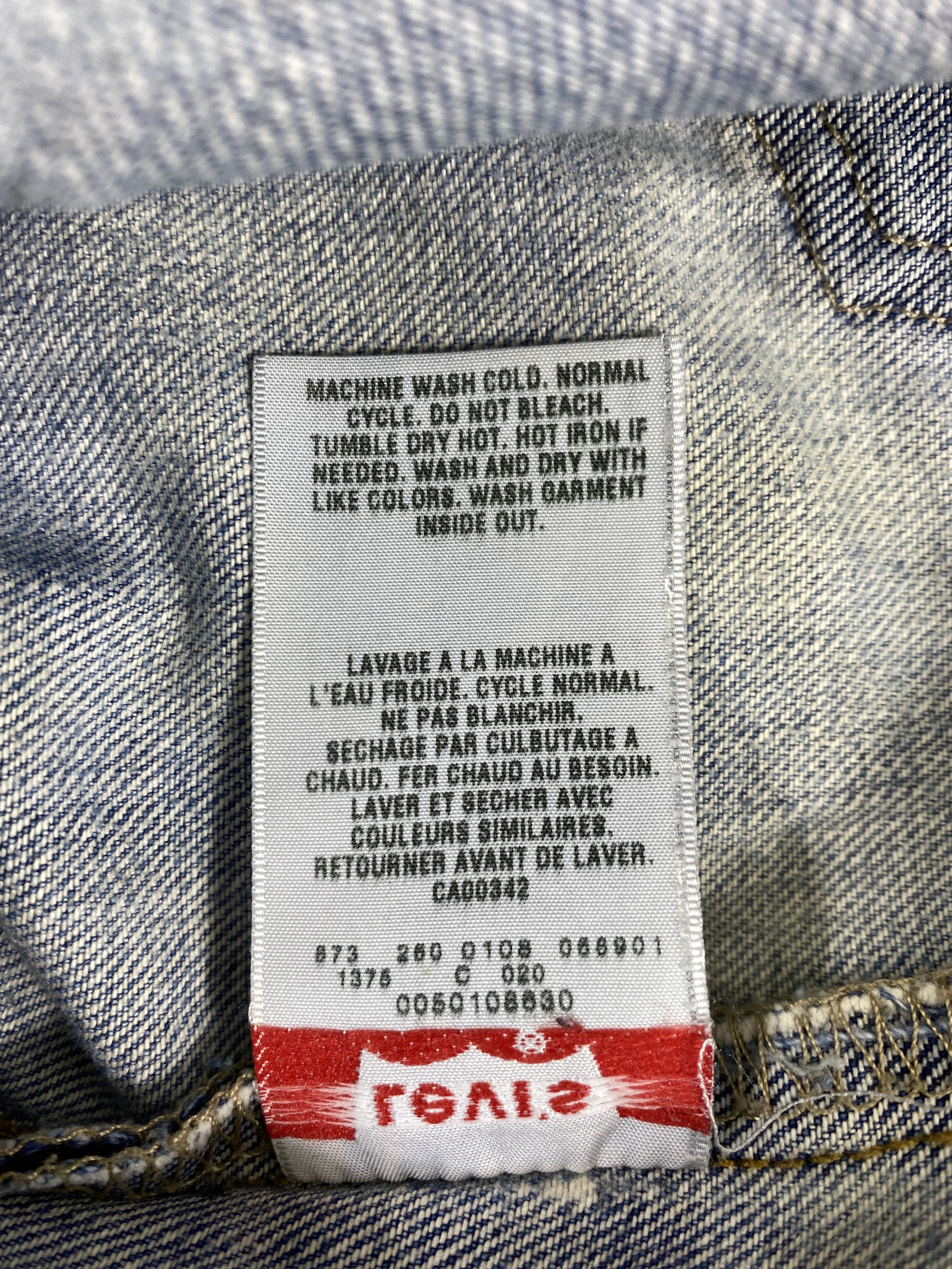 Levi's Blue Wash Vintage Levi's 501 Jeans 35x30.5 Denim - JN1603 Size US 35 - 9 Thumbnail