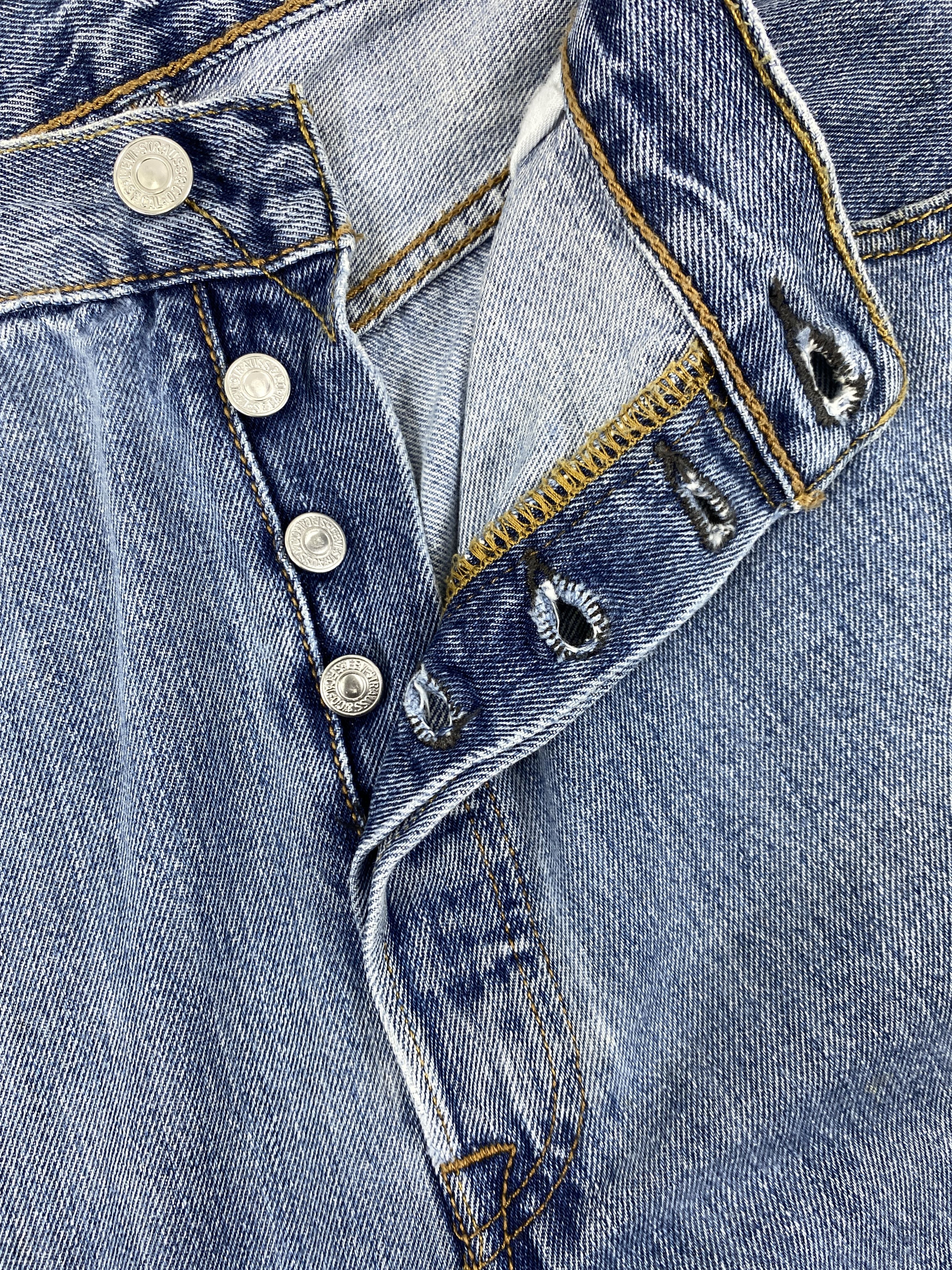 Levi's Vintage Wash Blue Levi's 501 Jeans 40x29 Denim - JN1609 Size US 40 / EU 56 - 5 Thumbnail