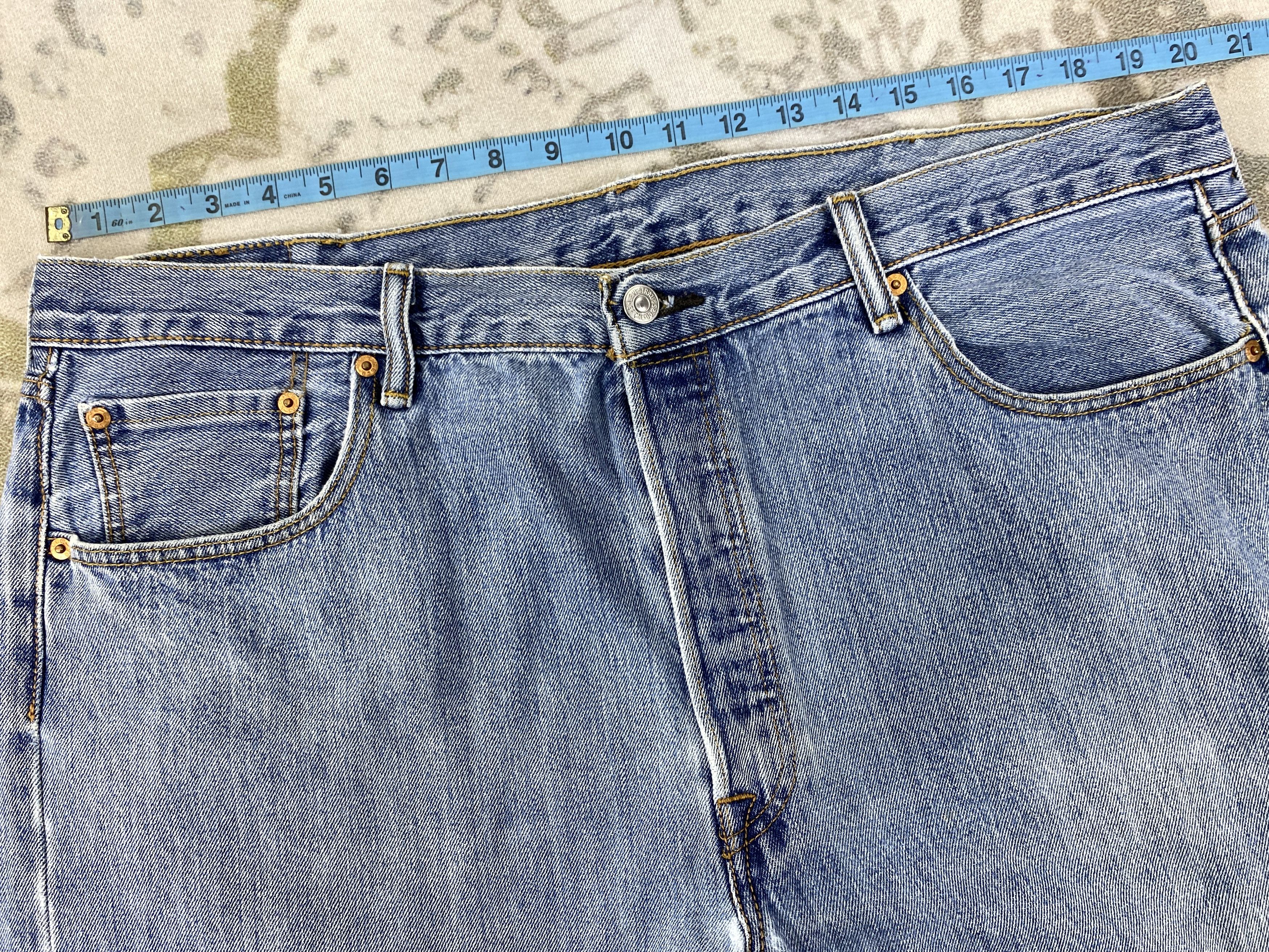 Levi's Vintage Wash Blue Levi's 501 Jeans 40x29 Denim - JN1609 Size US 40 / EU 56 - 12 Thumbnail