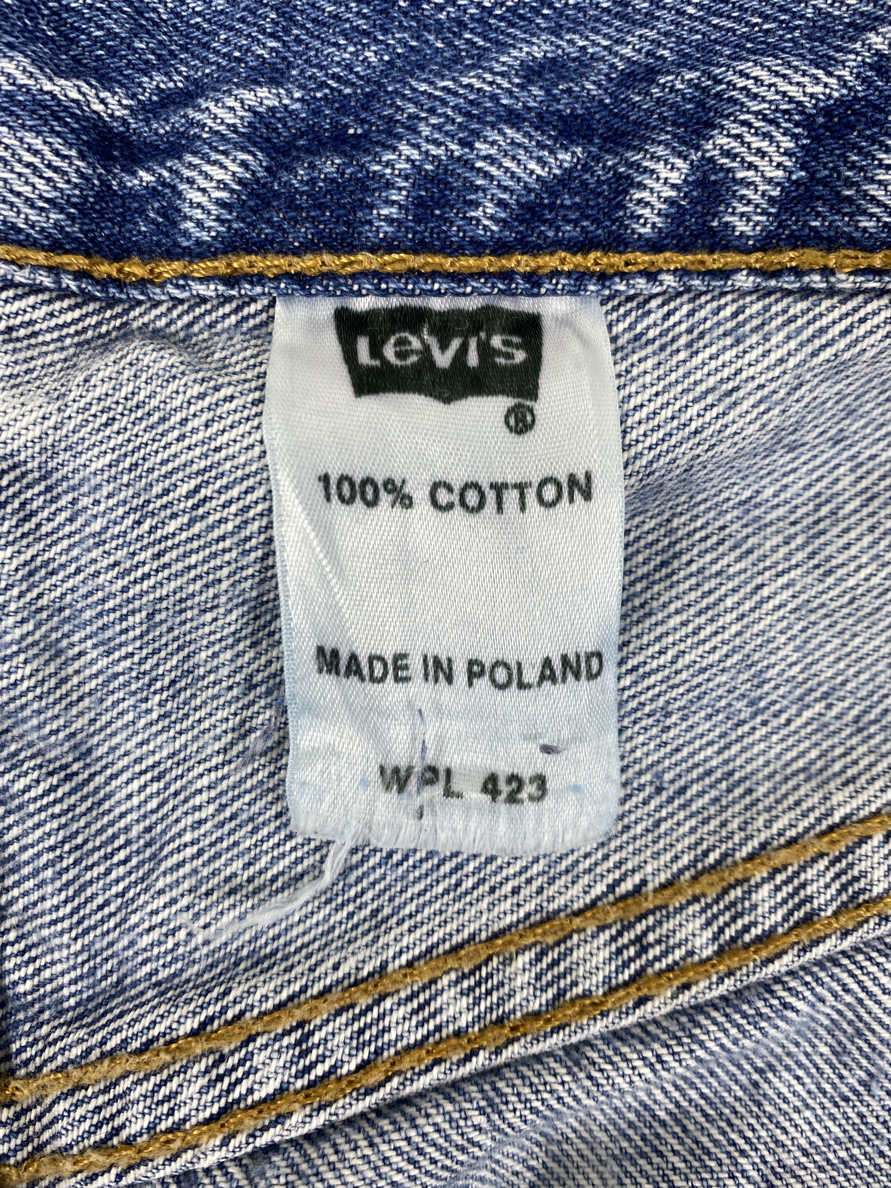Levi's Blue Wash Vintage Levi's 501 Jeans 34x29 Denim - JN1618 Size US 34 / EU 50 - 7 Thumbnail