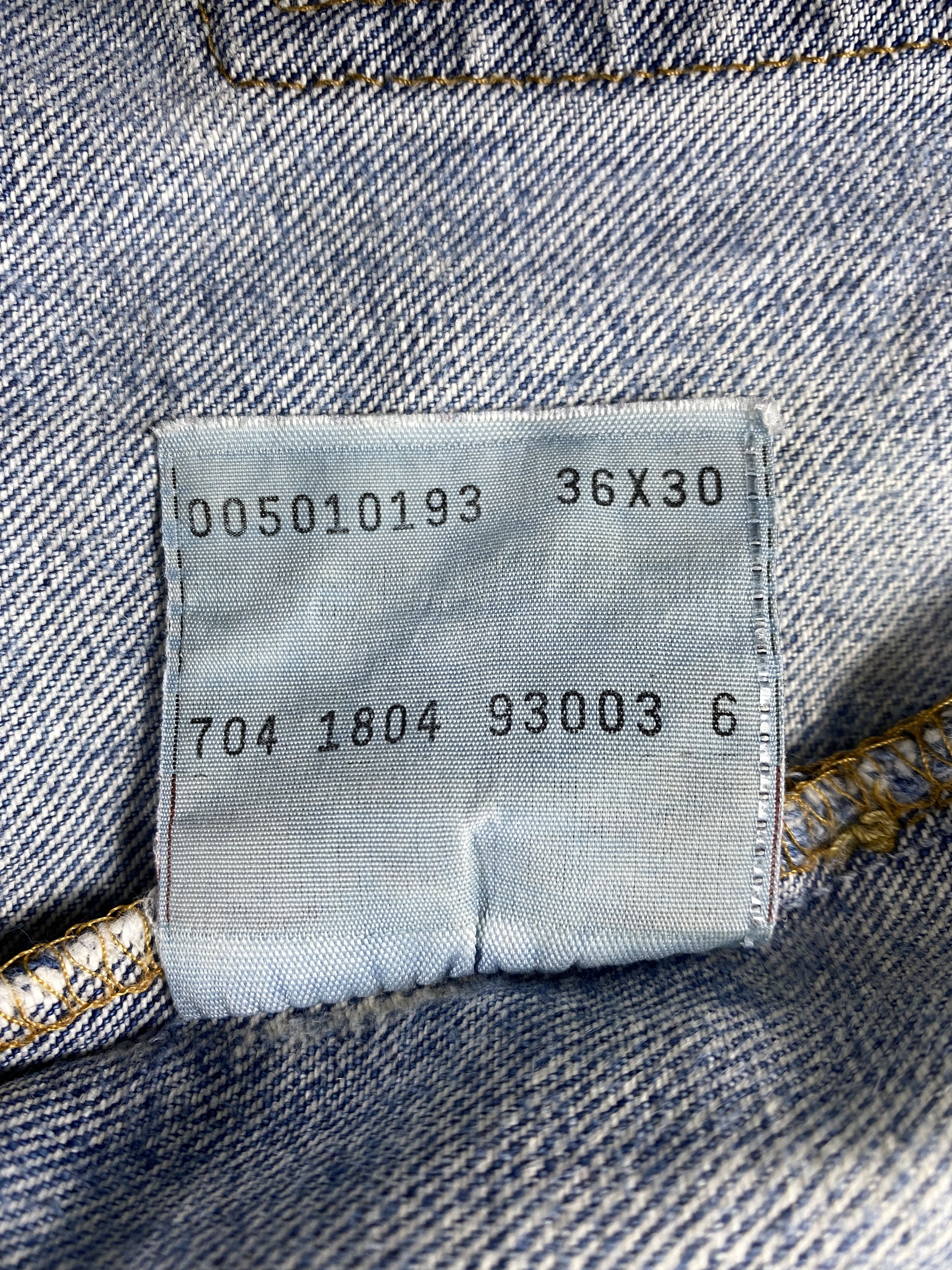 Levi's Blue Wash Vintage Levi's 501 Jeans 34x29 Denim - JN1618 Size US 34 / EU 50 - 9 Thumbnail