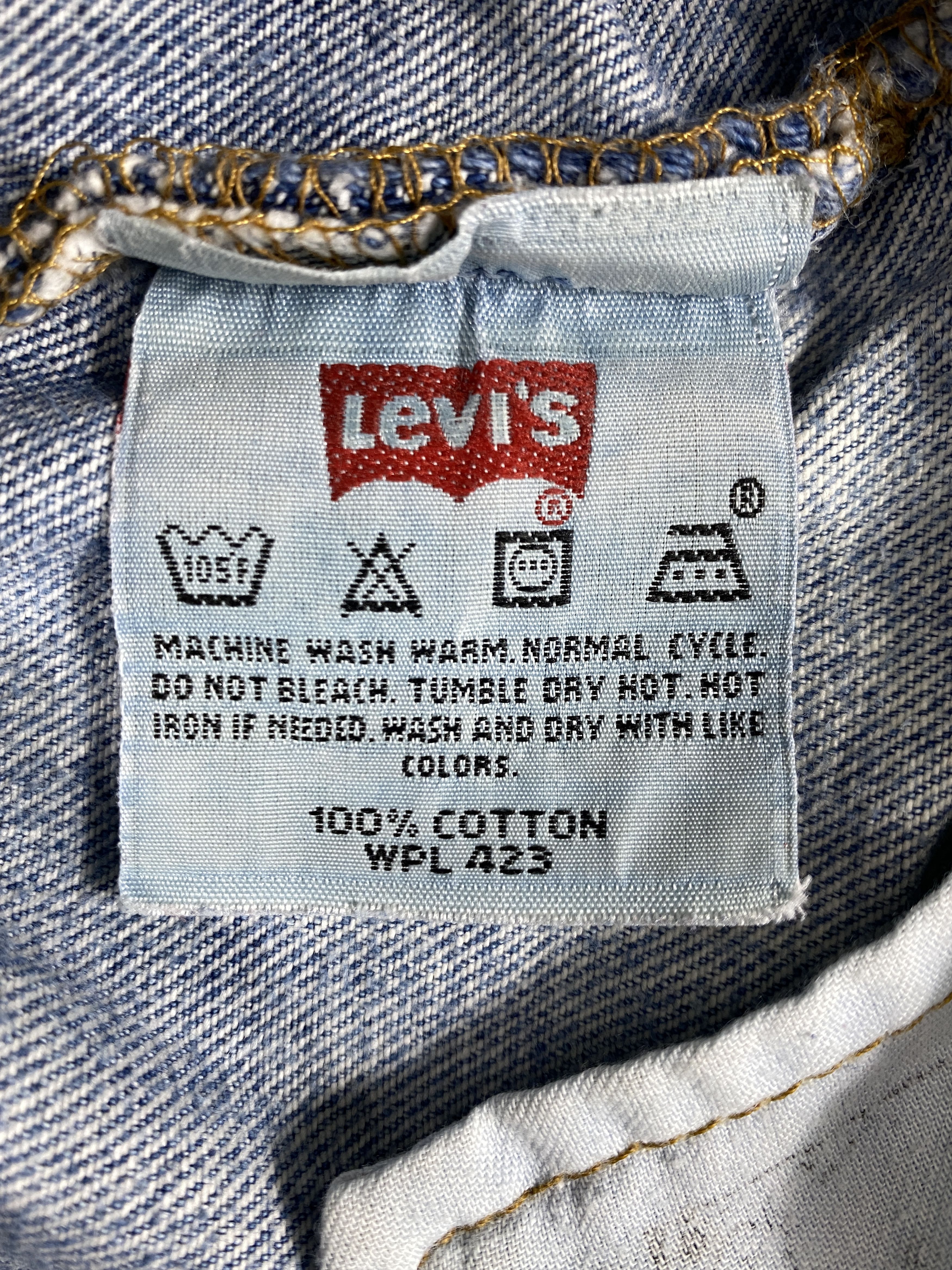 Levi's Blue Wash Vintage Levi's 501 Jeans 34x29 Denim - JN1618 Size US 34 / EU 50 - 8 Thumbnail