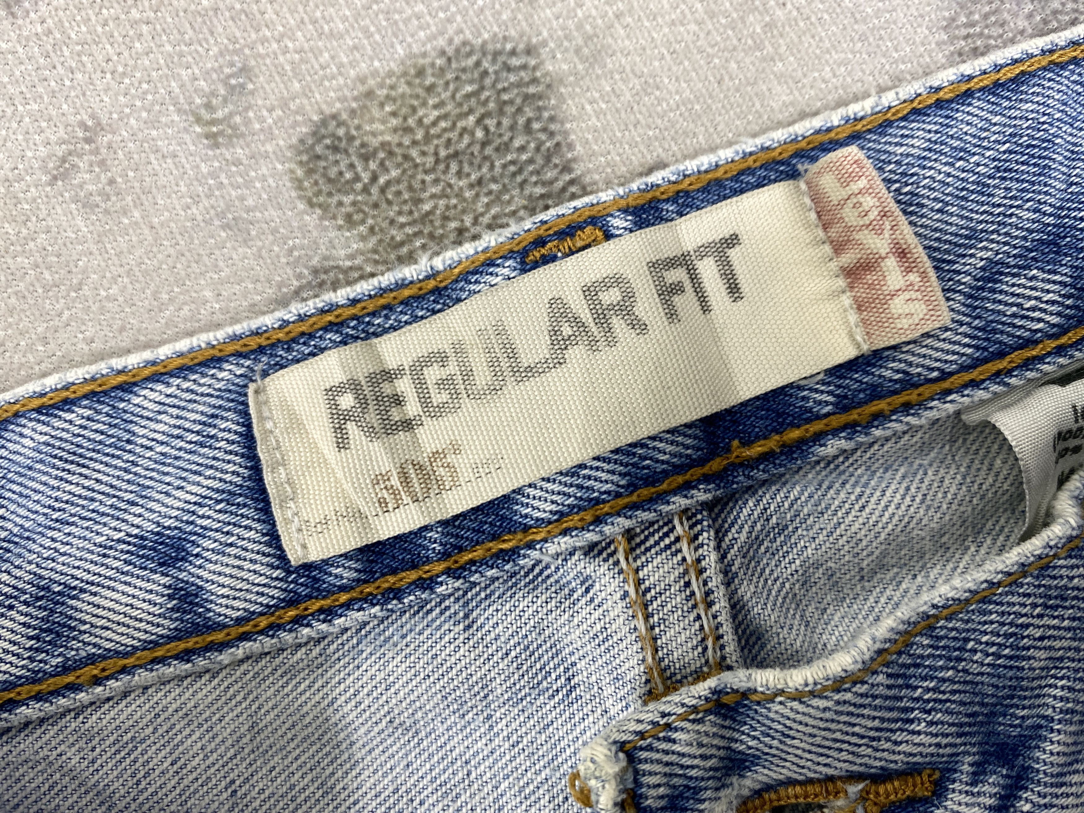 Levi's Light Blue Wash Vintage Levi's 505 Jeans 34x29.5 - JN1745 Size US 34 / EU 50 - 7 Thumbnail