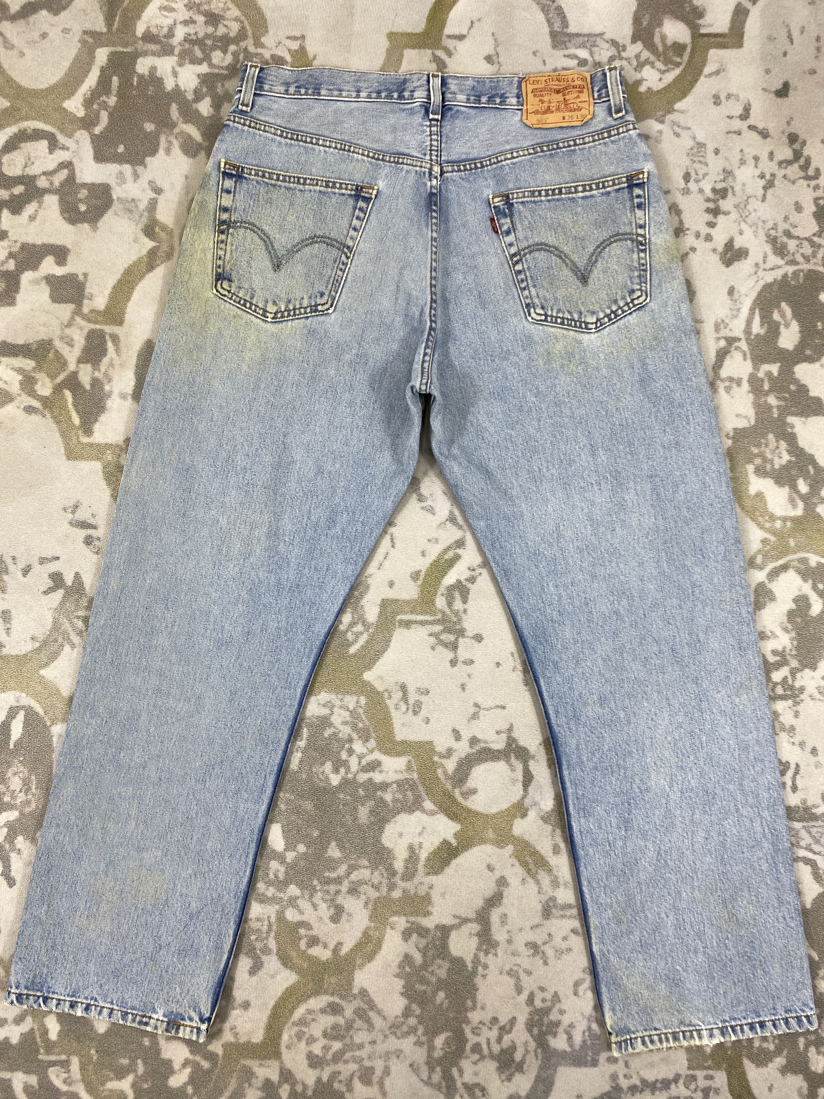 Levi's Light Blue Wash Vintage Levi's 505 Jeans 34x29.5 - JN1745 Size US 34 / EU 50 - 2 Thumbnail