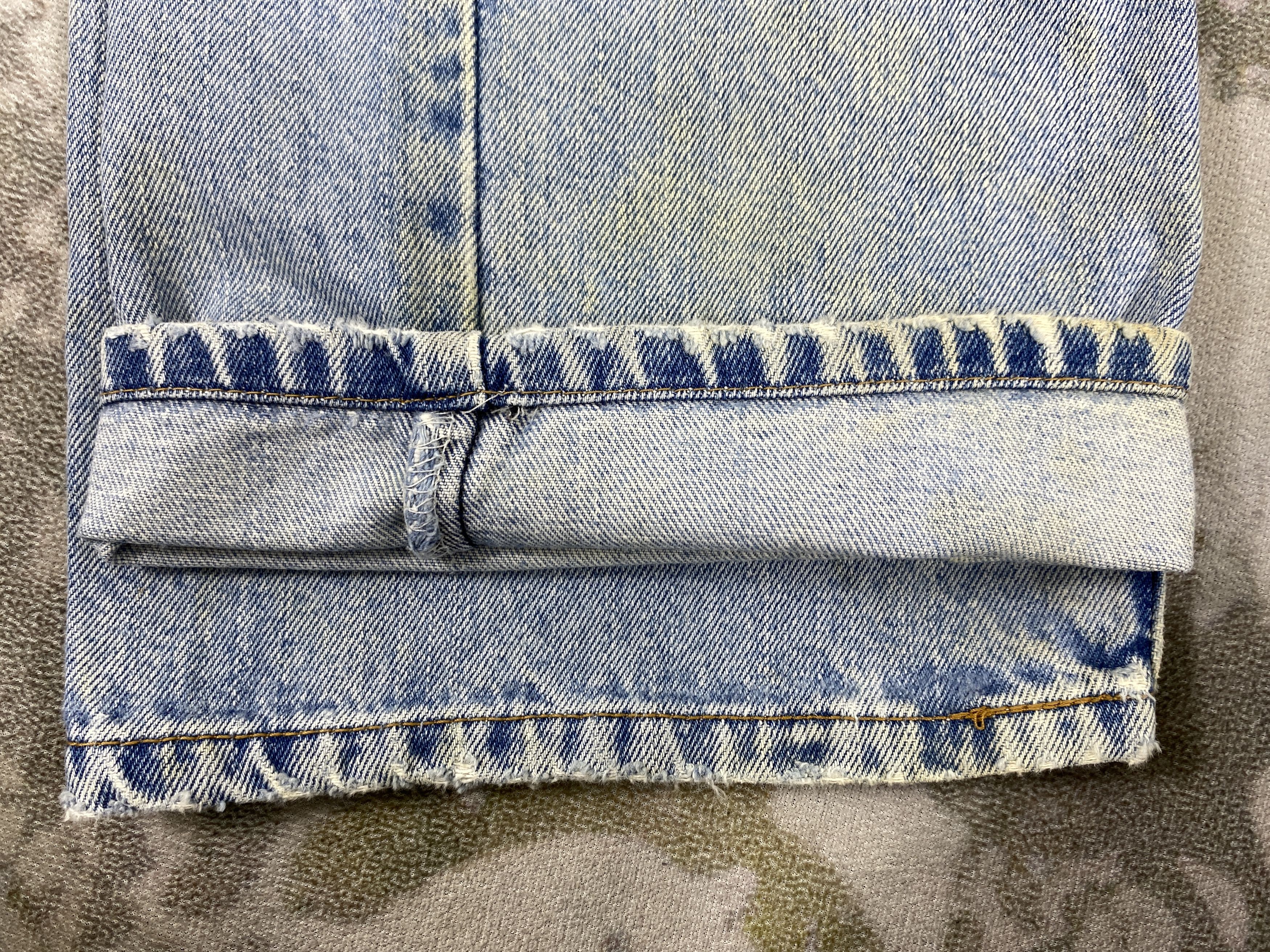 Levi's Light Blue Wash Vintage Levi's 505 Jeans 34x29.5 - JN1745 Size US 34 / EU 50 - 12 Thumbnail