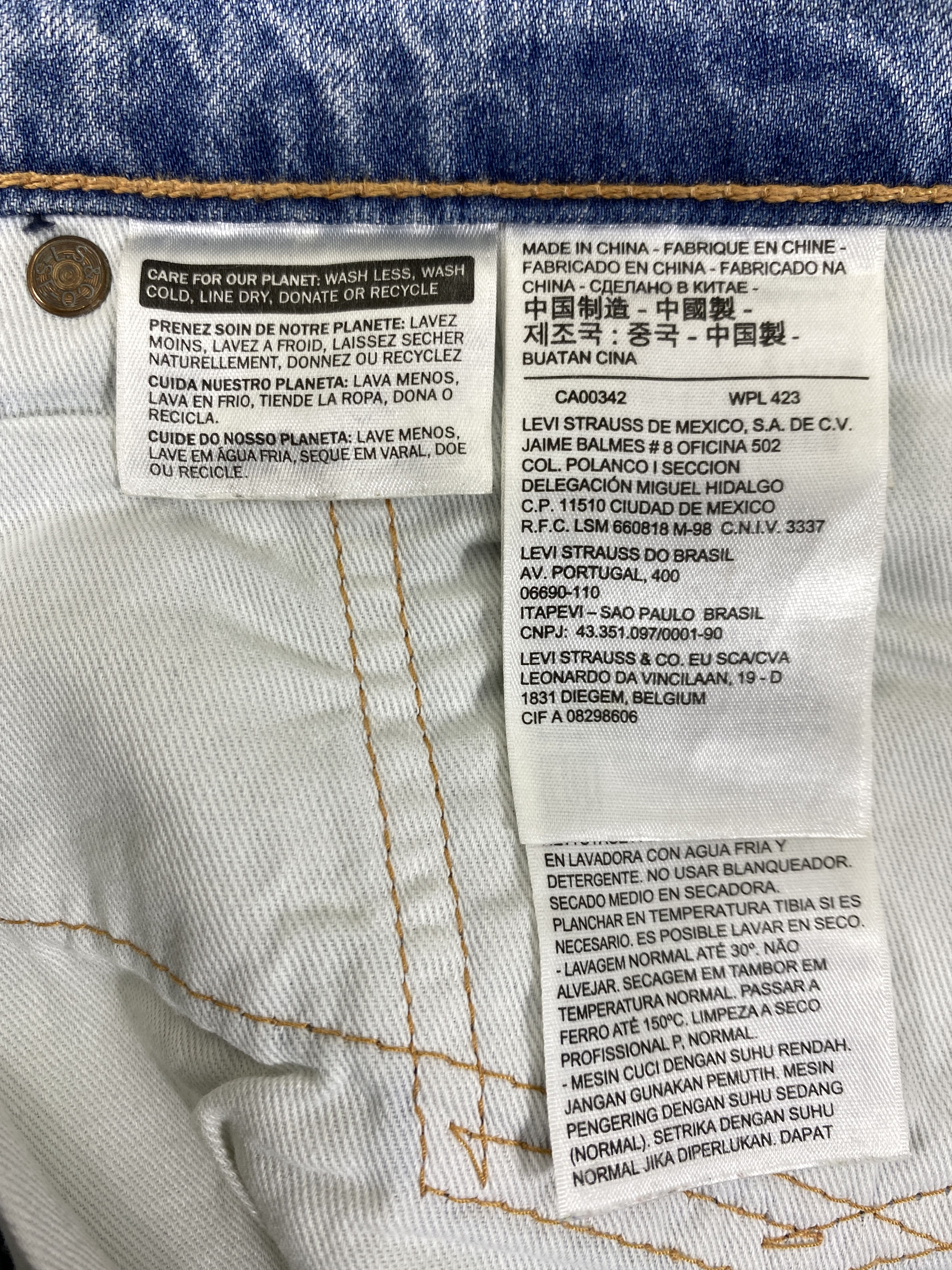 Levi's Blue Wash Vintage Levi's 505 Jeans 34x29 Denim - JN1811 Size US 34 / EU 50 - 7 Thumbnail