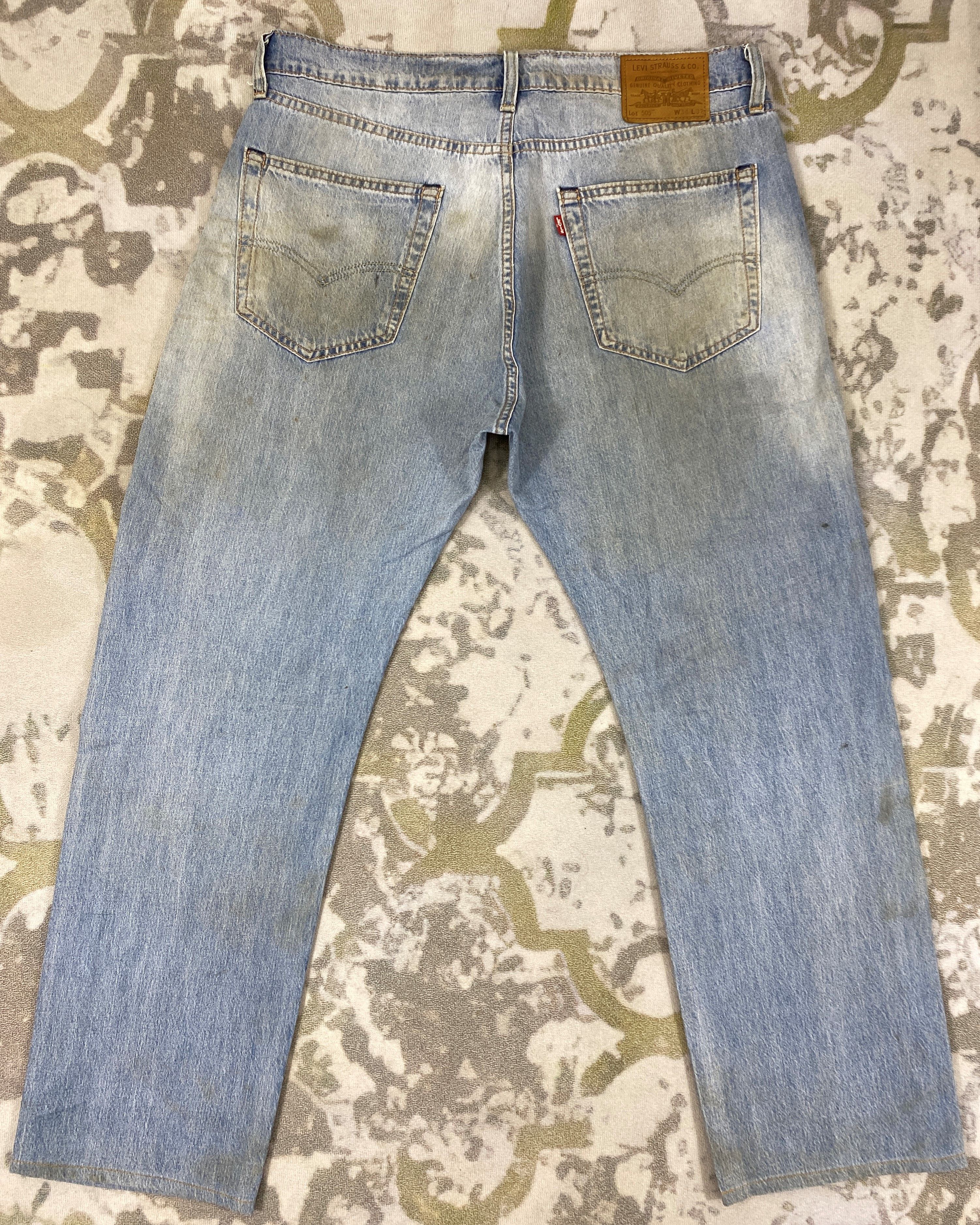 Levi's Blue Wash Vintage Levi's 505 Jeans 34x29 Denim - JN1811 Size US 34 / EU 50 - 2 Thumbnail
