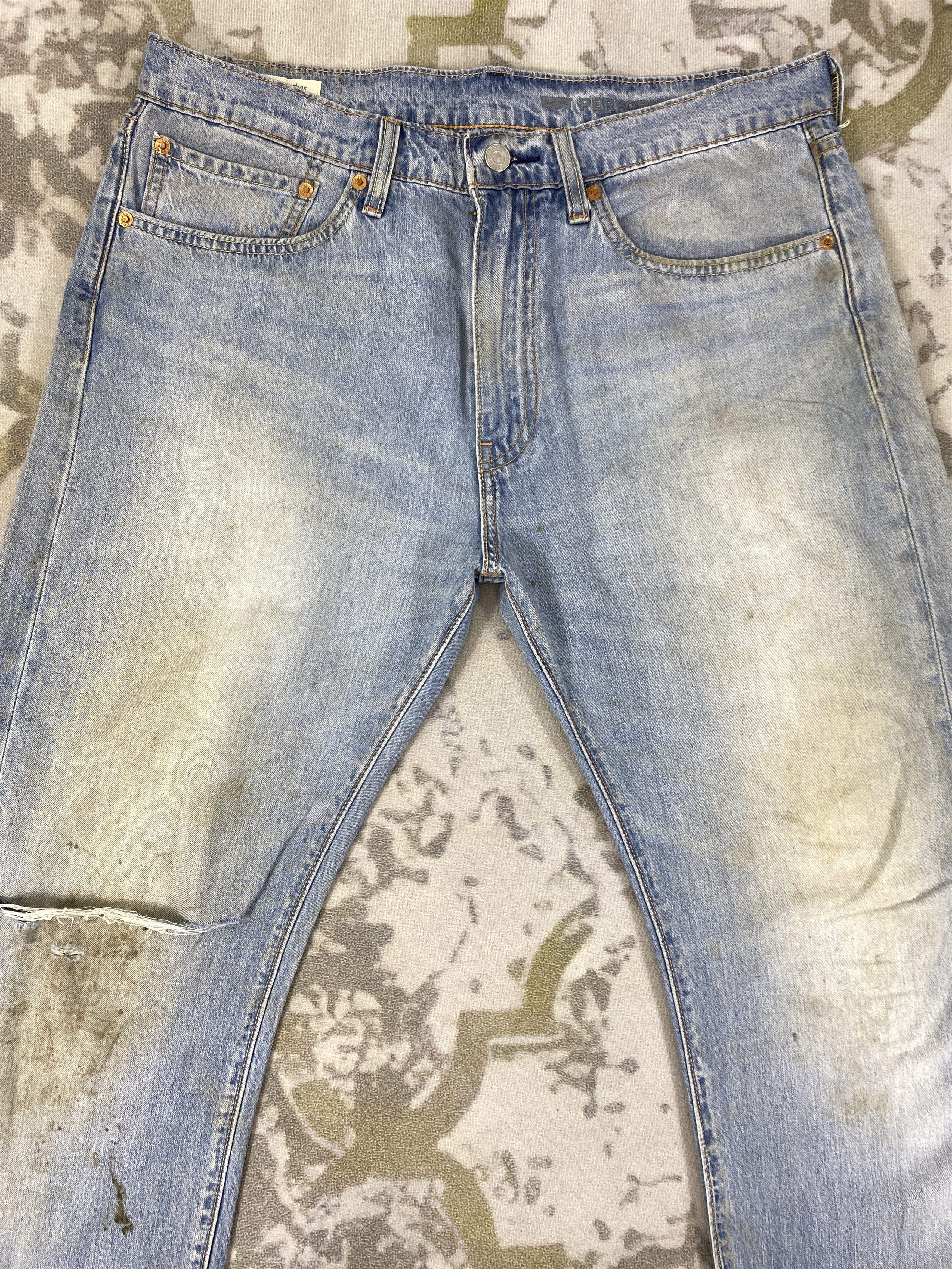 Levi's Blue Wash Vintage Levi's 505 Jeans 34x29 Denim - JN1811 Size US 34 / EU 50 - 3 Thumbnail