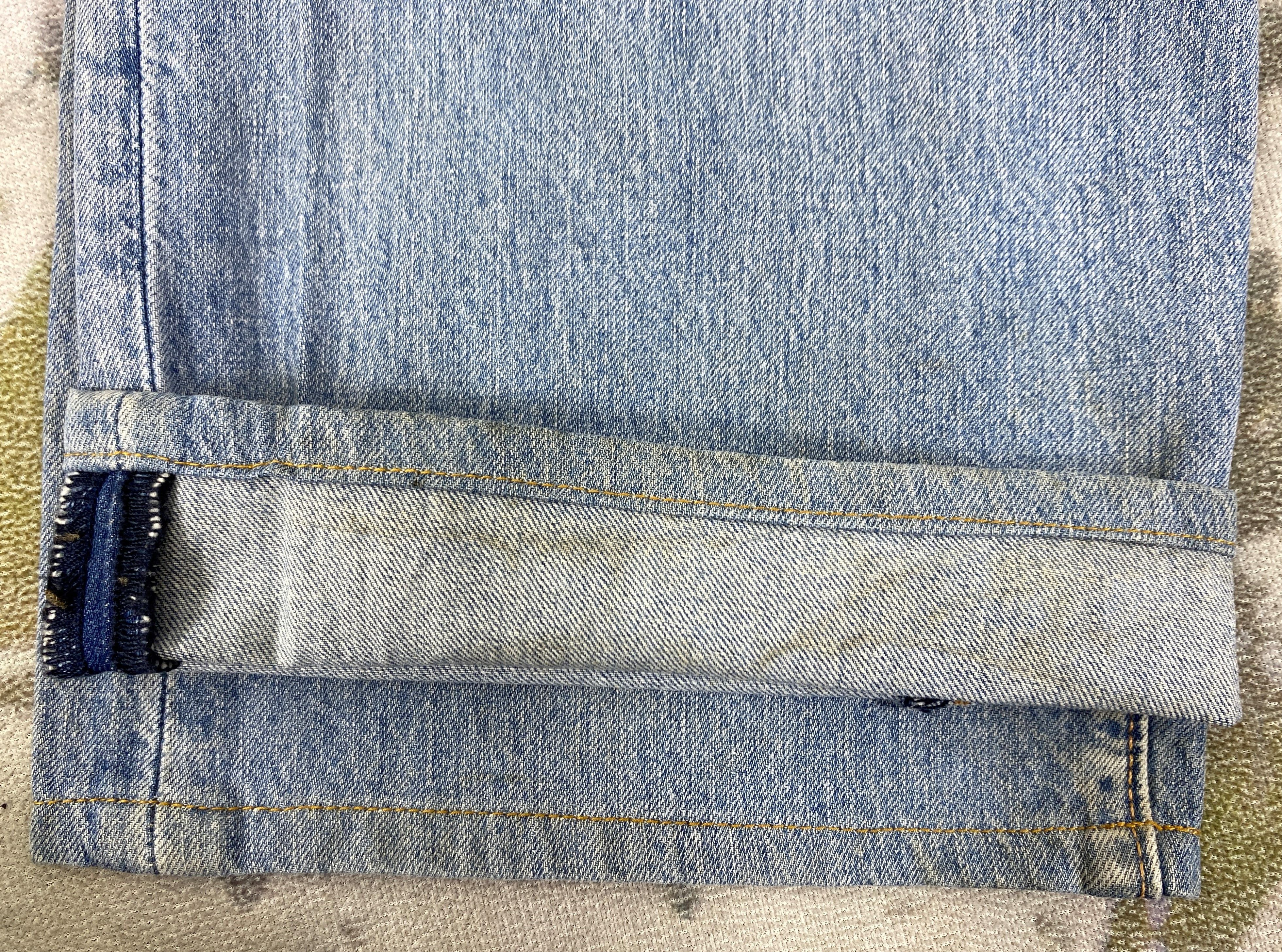 Levi's Blue Wash Vintage Levi's 505 Jeans 34x29 Denim - JN1811 Size US 34 / EU 50 - 16 Thumbnail
