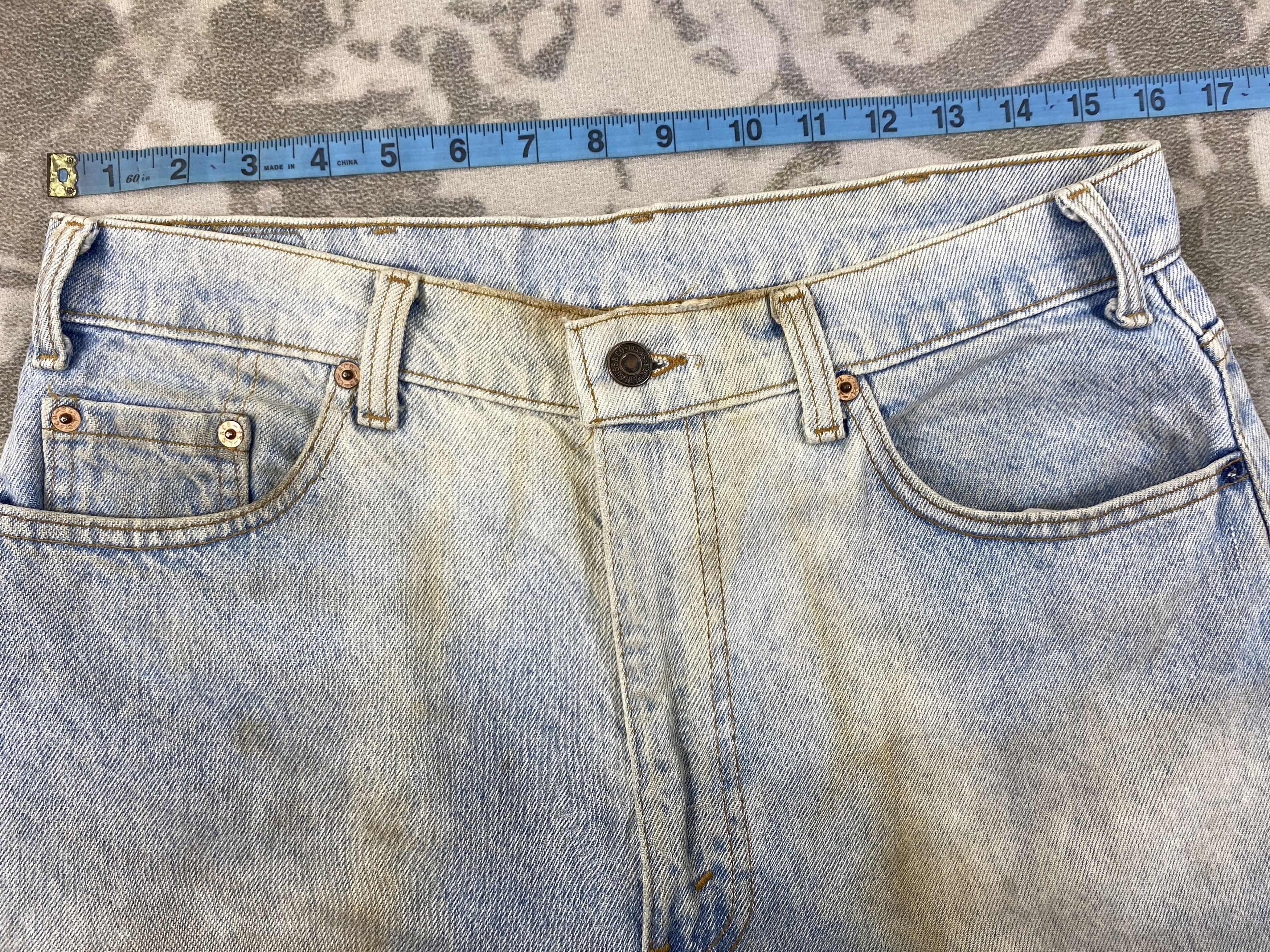 Levi's Light Blue Wash Vintage Levi's Jeans 32x31 Denim - JN2014 Size US 32 / EU 48 - 7 Thumbnail