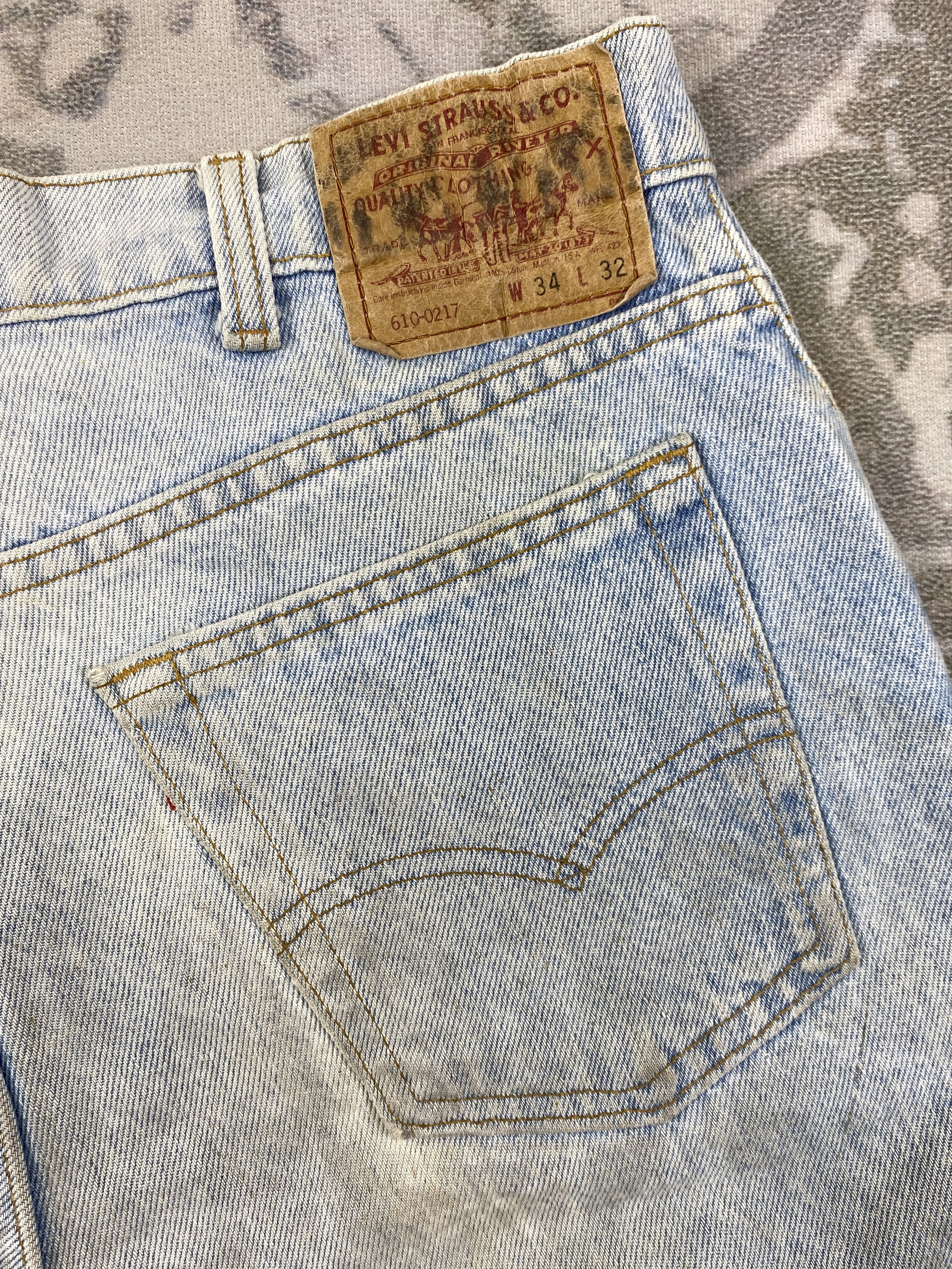 Levi's Light Blue Wash Vintage Levi's Jeans 32x31 Denim - JN2014 Size US 32 / EU 48 - 8 Thumbnail