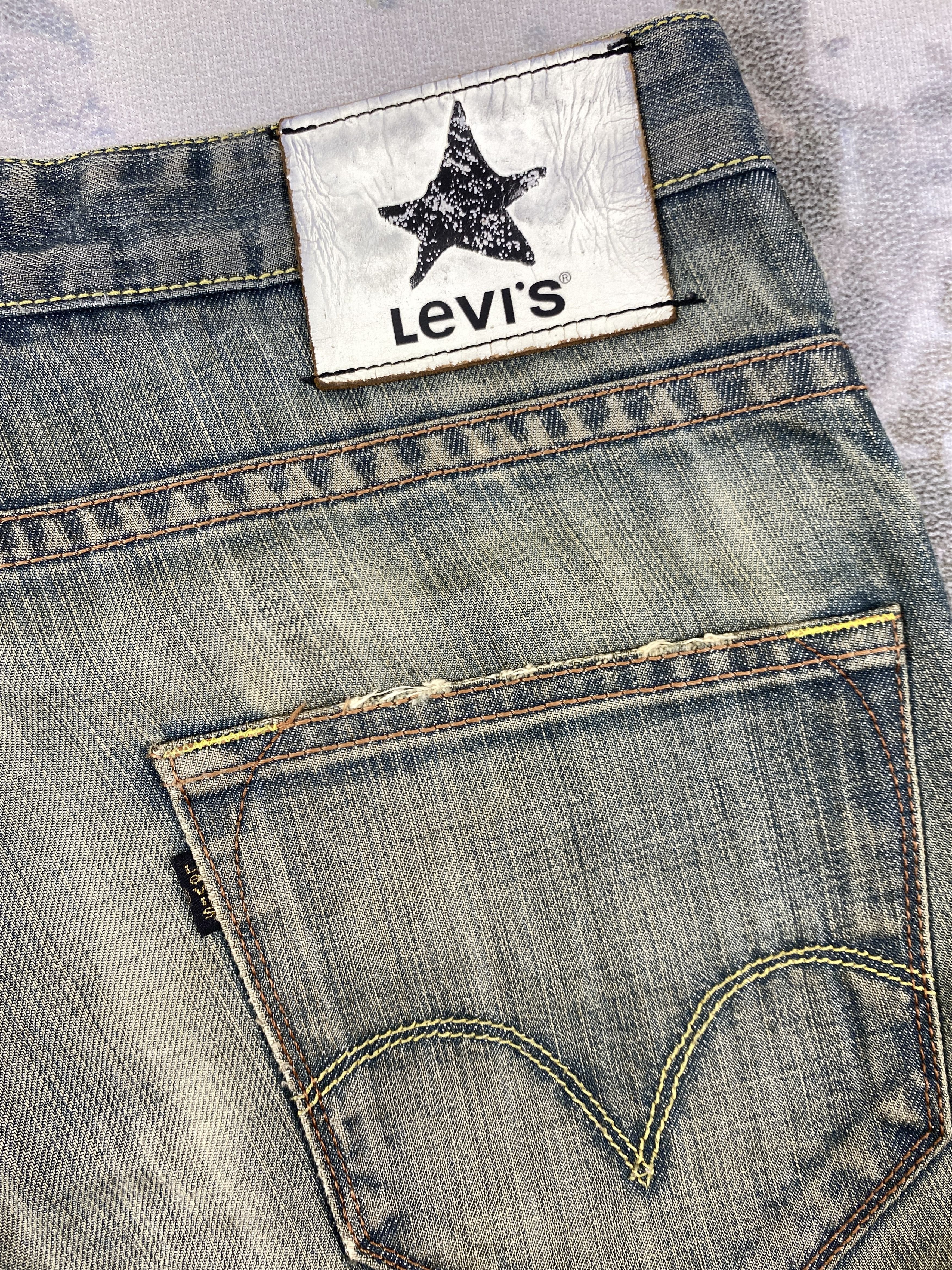 Levi's Faded Blue Indigo Vintage Levi's Jeans 34x33.5 - JN2051 Size US 34 / EU 50 - 10 Thumbnail