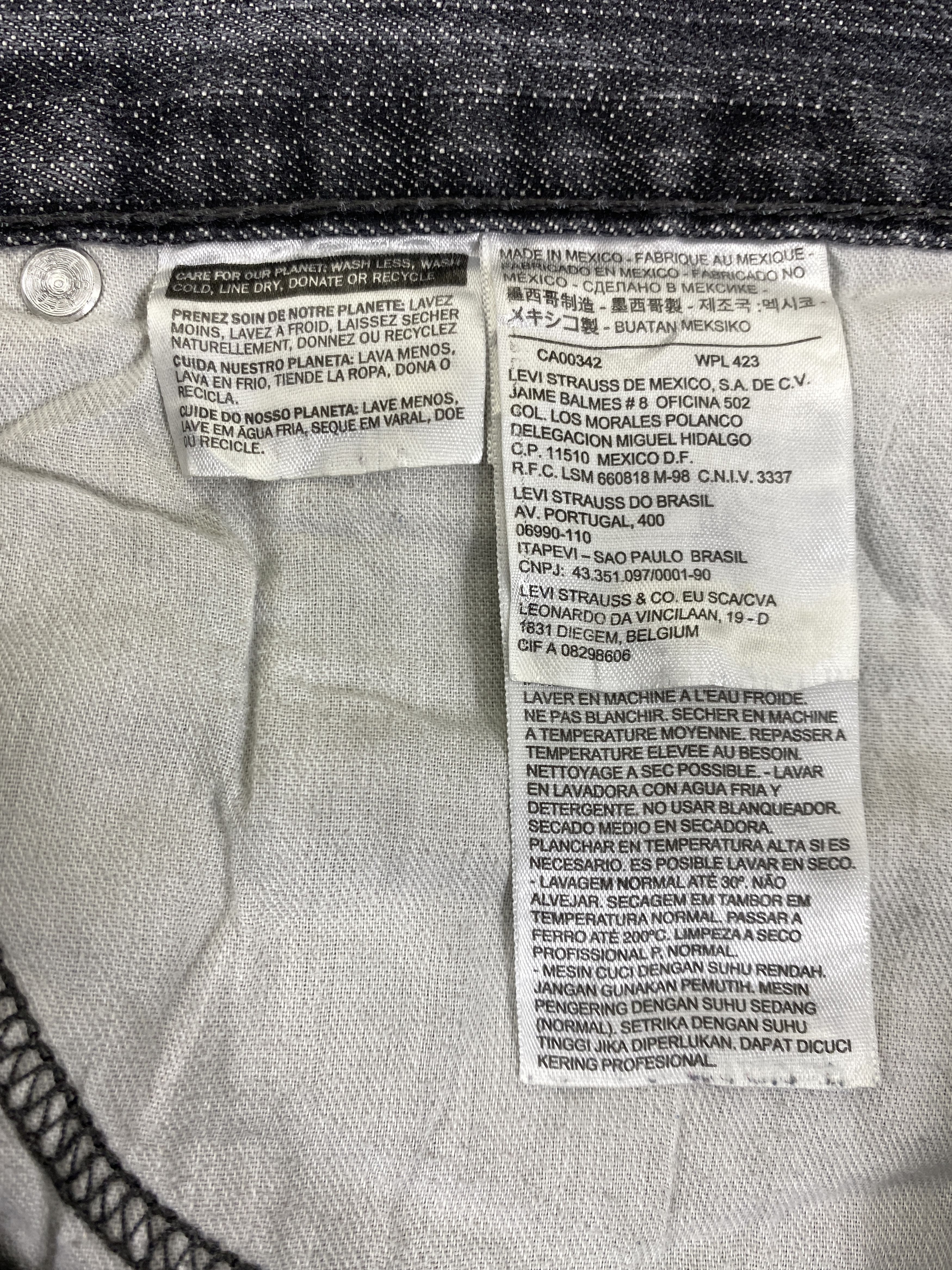 Levi's Black Distressed Vintage Levi's 514 Jeans 31x30 - JN2086 Size US 31 - 7 Thumbnail