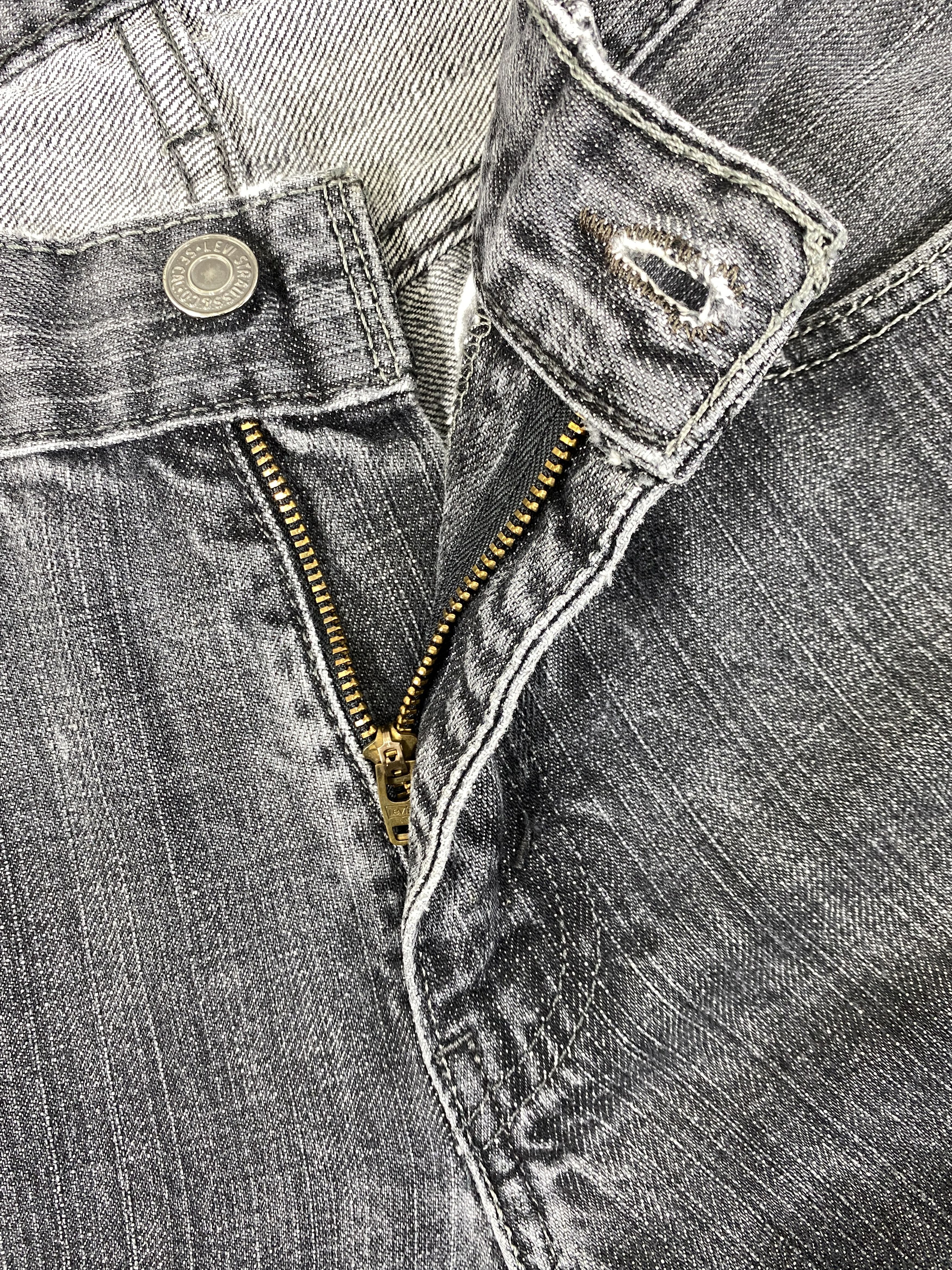 Levi's Black Distressed Vintage Levi's 514 Jeans 31x30 - JN2086 Size US 31 - 5 Thumbnail