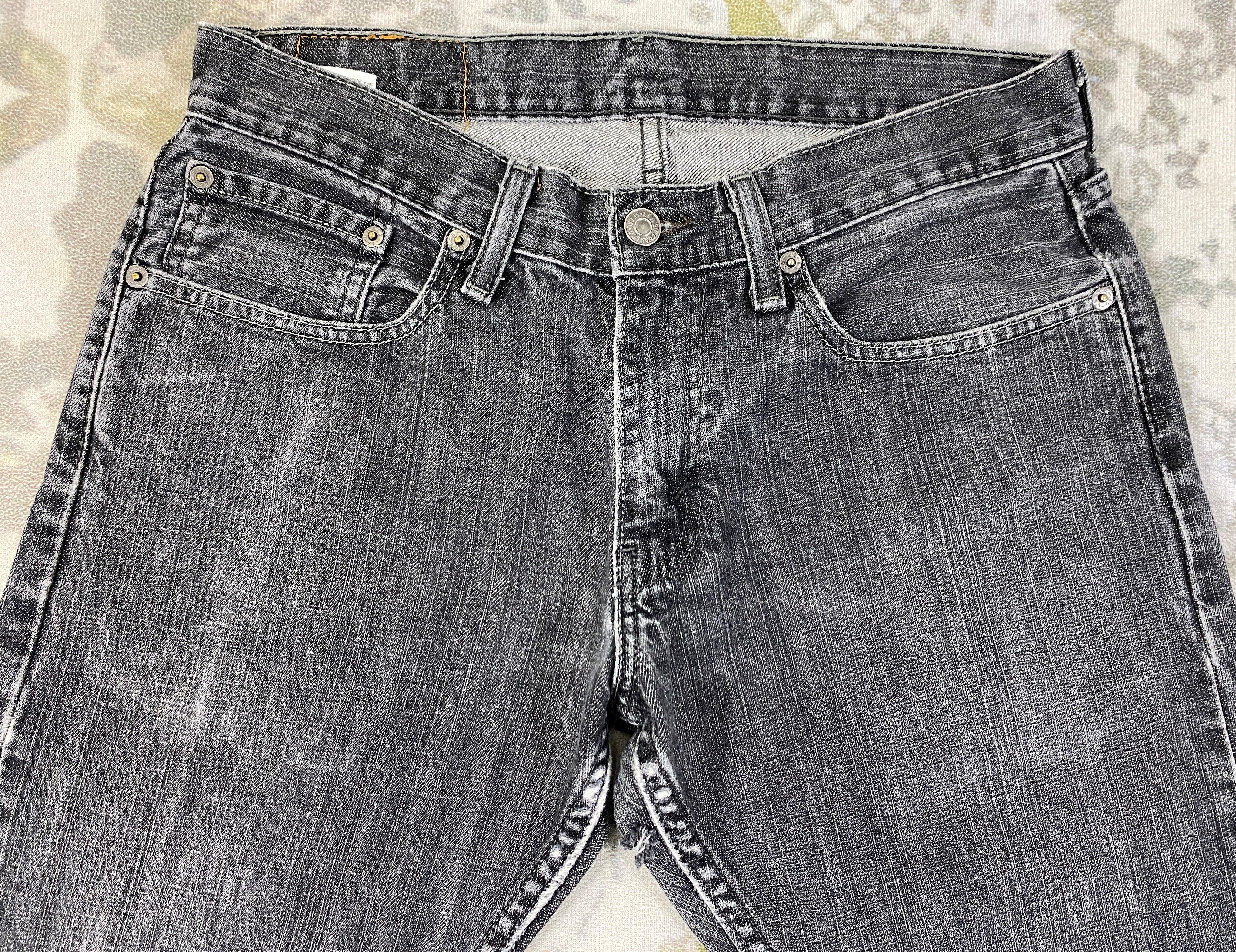 Levi's Black Distressed Vintage Levi's 514 Jeans 31x30 - JN2086 Size US 31 - 3 Thumbnail