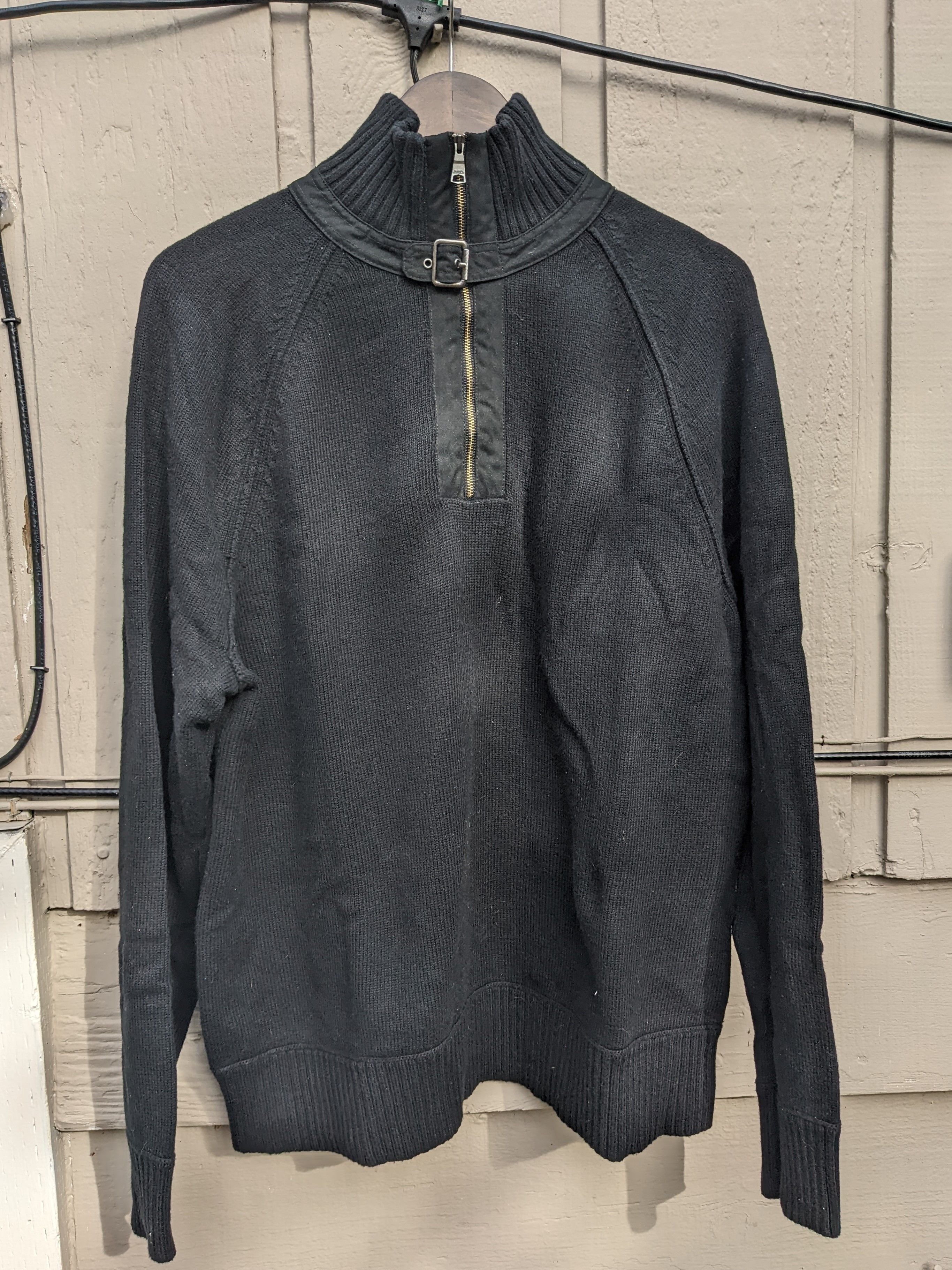 Banana Republic Quarter-zip turtleneck sweater Size US L / EU 52-54 / 3 - 1 Thumbnail