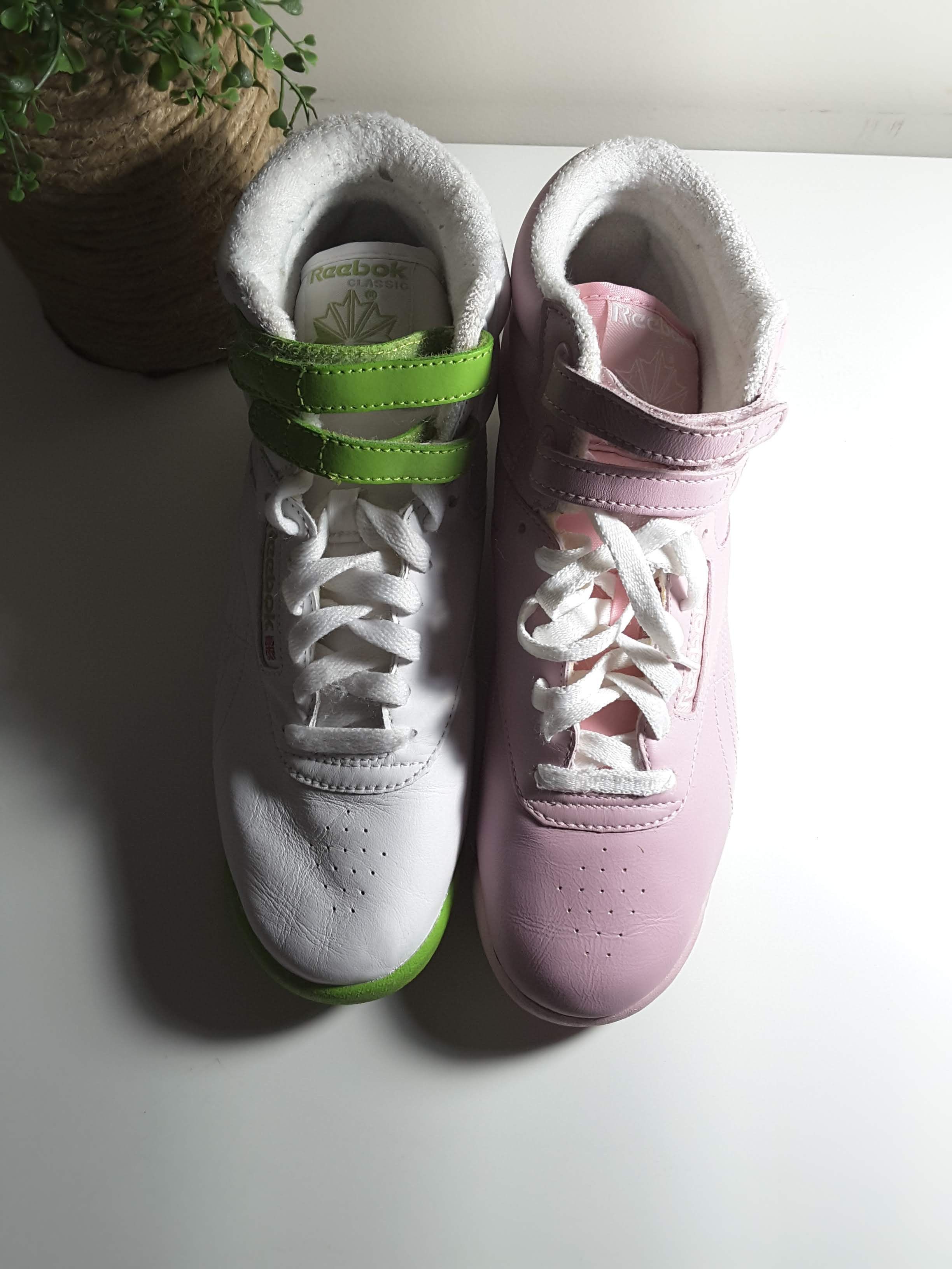 Reebok × Vintage Vintage 90s Reebok Classic High Tops Size US 8 / EU 41 - 1 Thumbnail