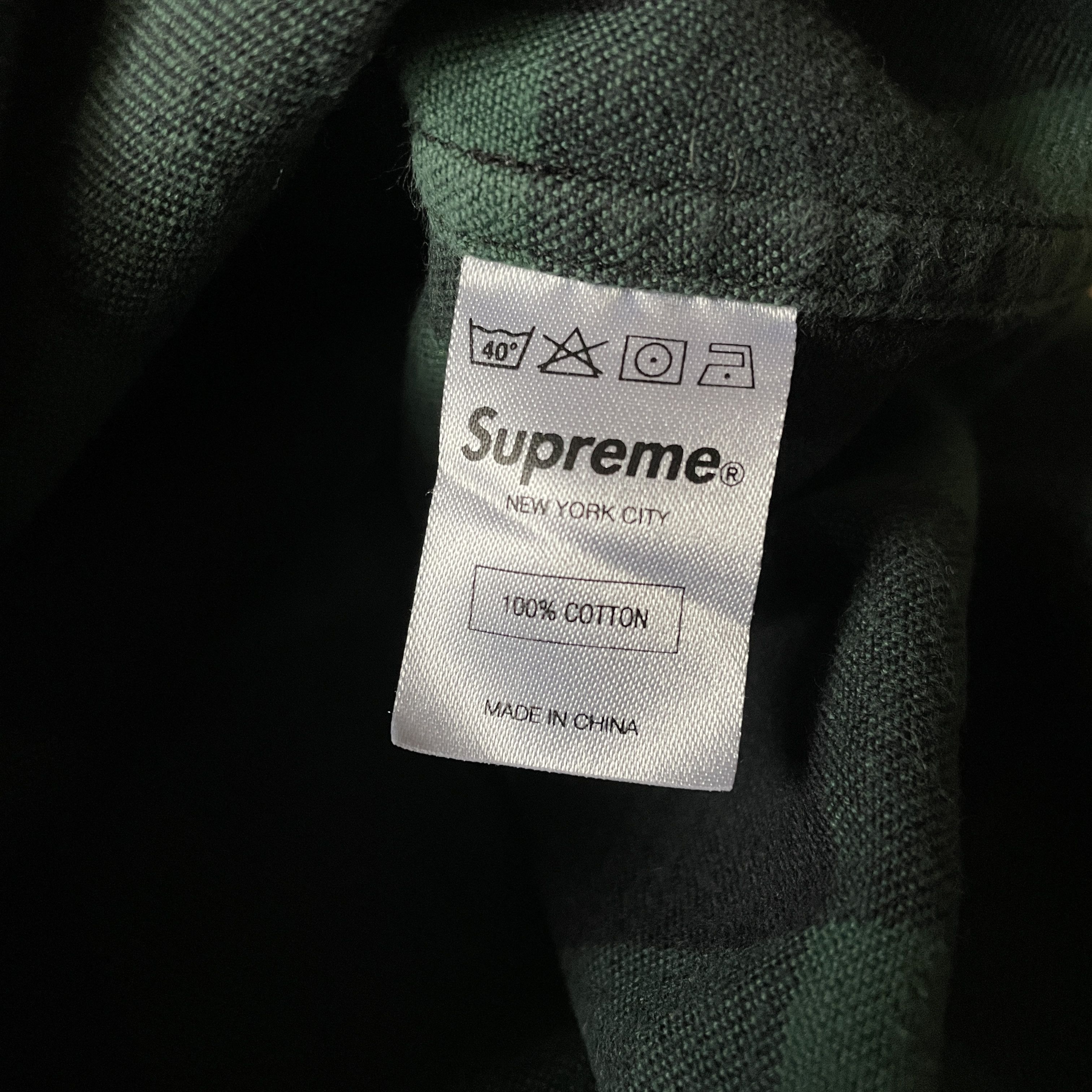 Supreme Supreme - Buffalo Plaid Flannel Shirt 2008 GREEN Sz M Medium Size US M / EU 48-50 / 2 - 5 Thumbnail