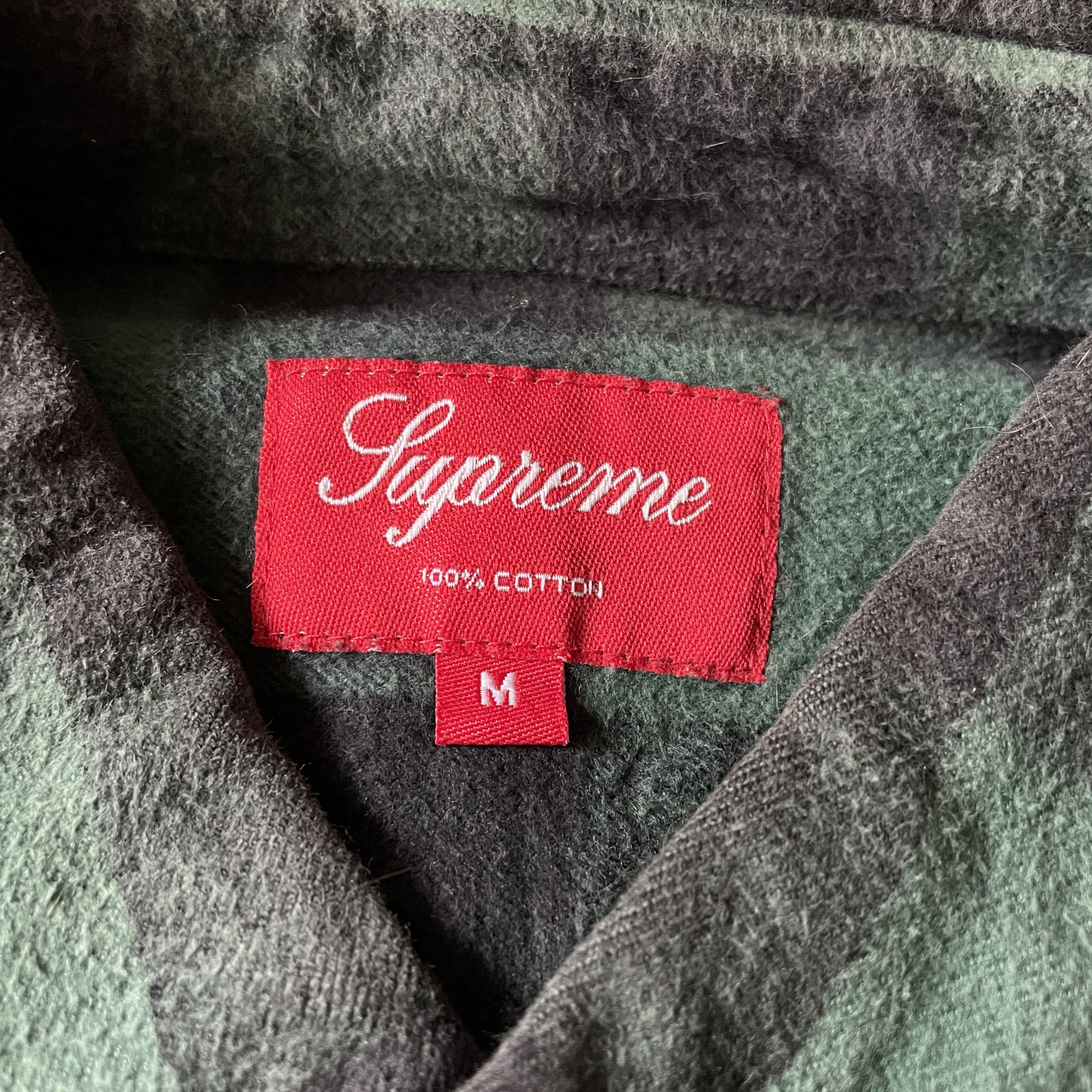 Supreme Supreme - Buffalo Plaid Flannel Shirt 2008 GREEN Sz M Medium Size US M / EU 48-50 / 2 - 4 Thumbnail