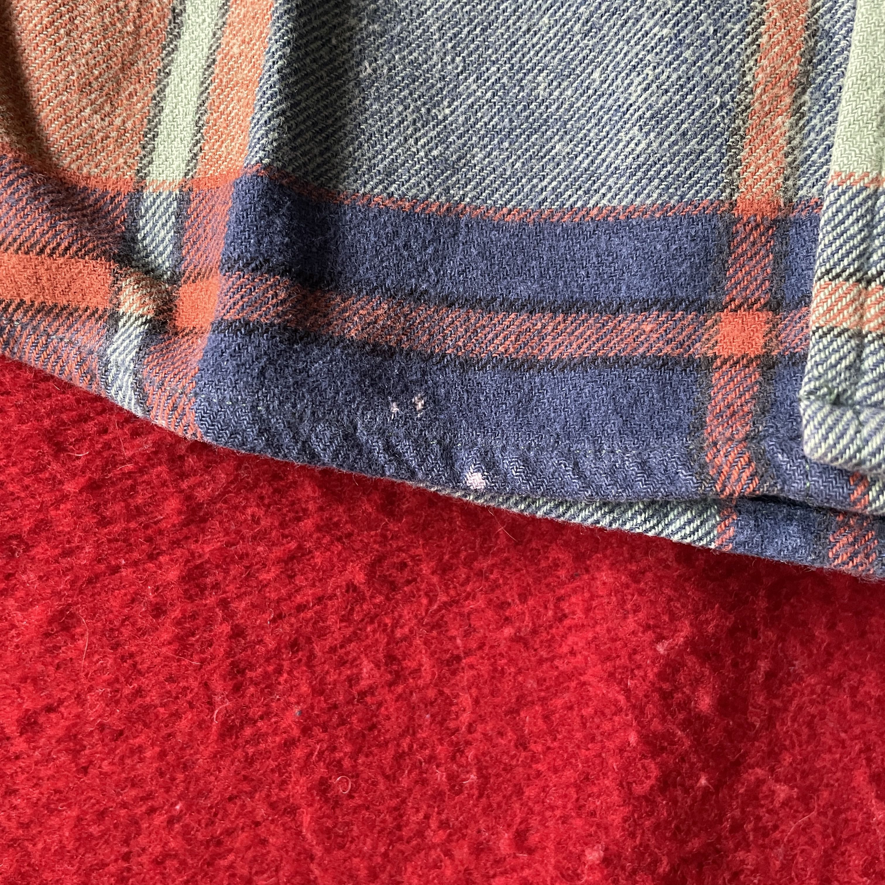 Supreme Supreme - Plaid Flannel Shirt - Aqua Green, Orange & Navy Size US M / EU 48-50 / 2 - 3 Thumbnail