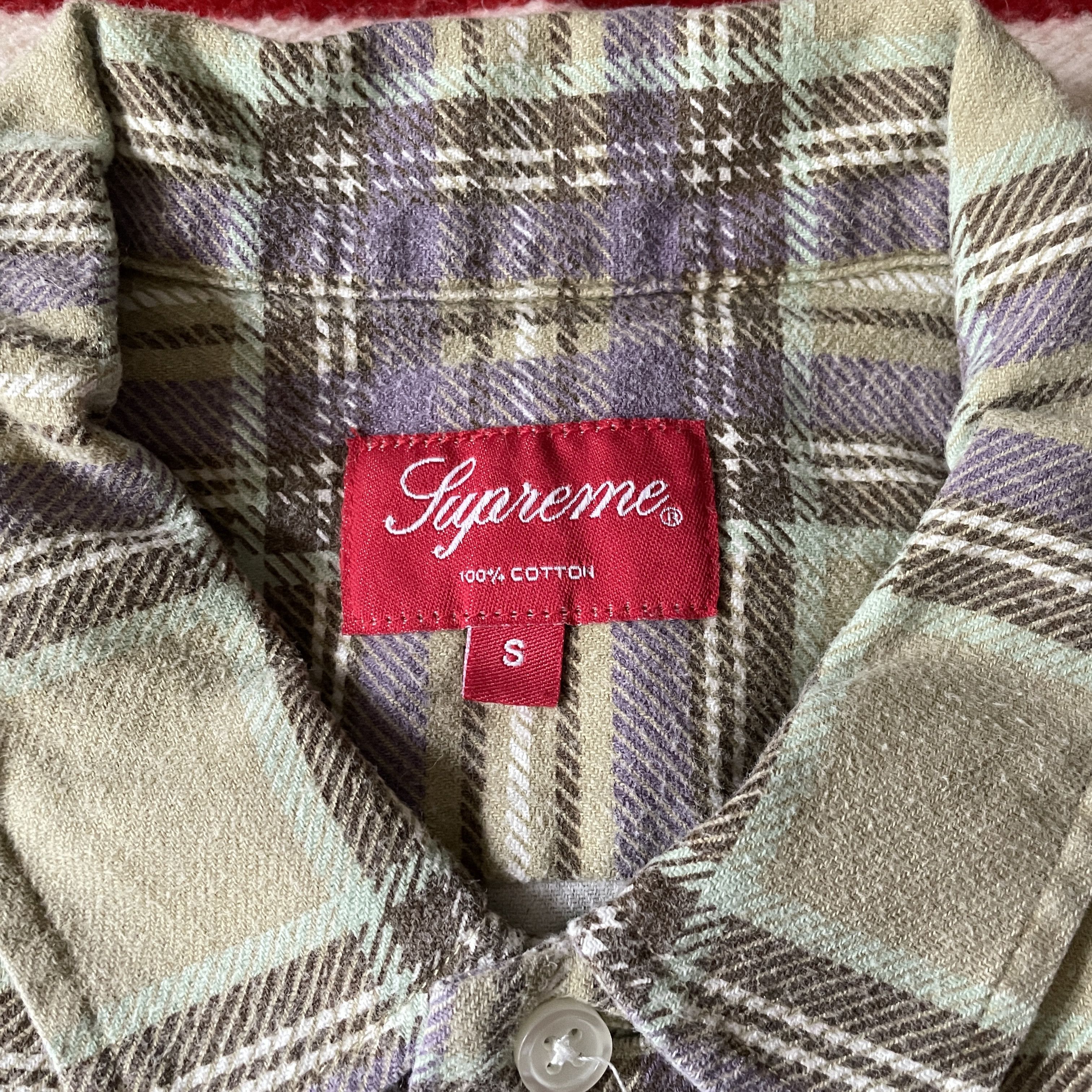Supreme Supreme - Printed Plaid Shirt S/S2020 Tan (Fits M, Sz Small) Size US S / EU 44-46 / 1 - 3 Thumbnail