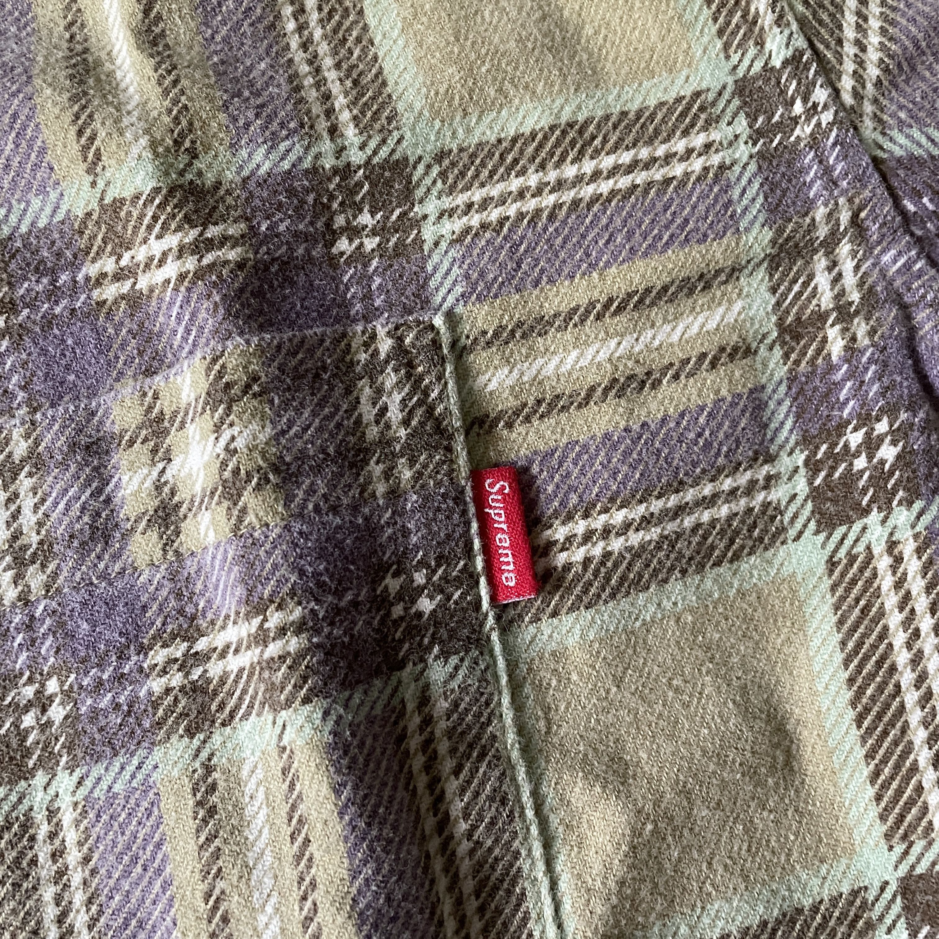 Supreme Supreme - Printed Plaid Shirt S/S2020 Tan (Fits M, Sz Small) Size US S / EU 44-46 / 1 - 2 Thumbnail