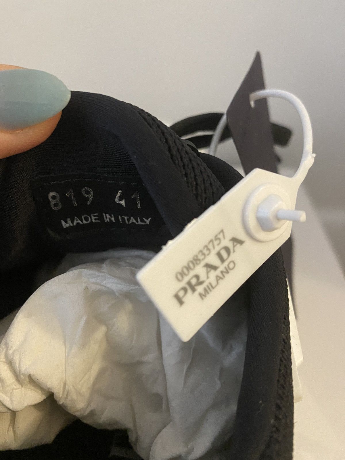 Prada Prada Cloudbust Thunder Sneakers in Black and White Size US 8.5 / EU 41-42 - 8 Thumbnail