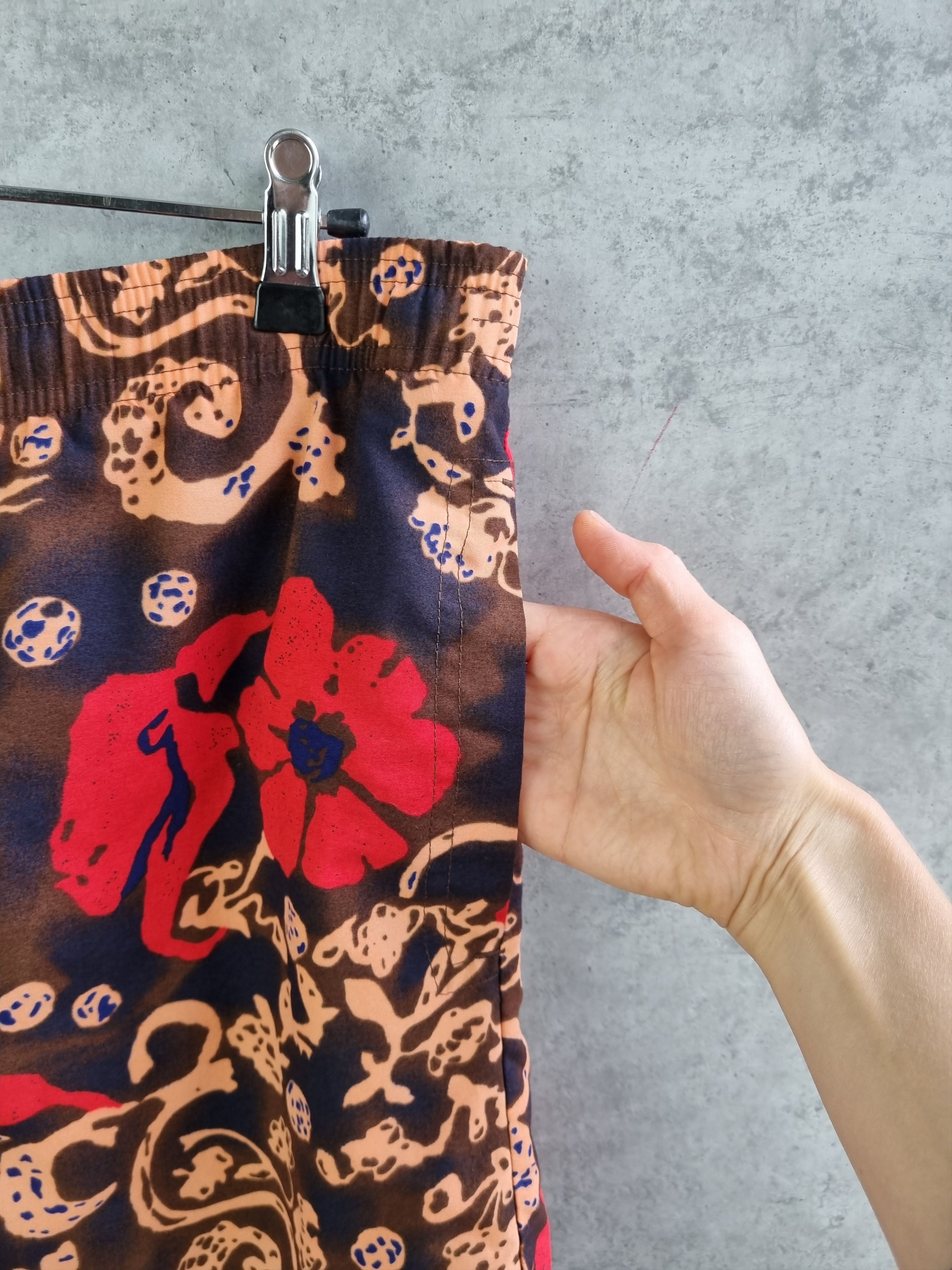 Adidas × Vintage Adidas Hawaiian Floral Print Swimming Sport Shorts Size US 33 - 6 Thumbnail