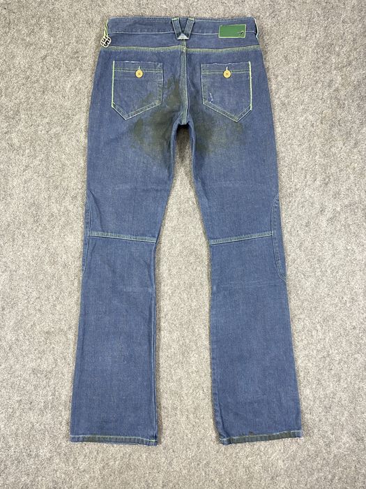 Vintage Dirty Blue 55 DSL Flare Jeans 29x31.5 Denim - JN3257 | Grailed