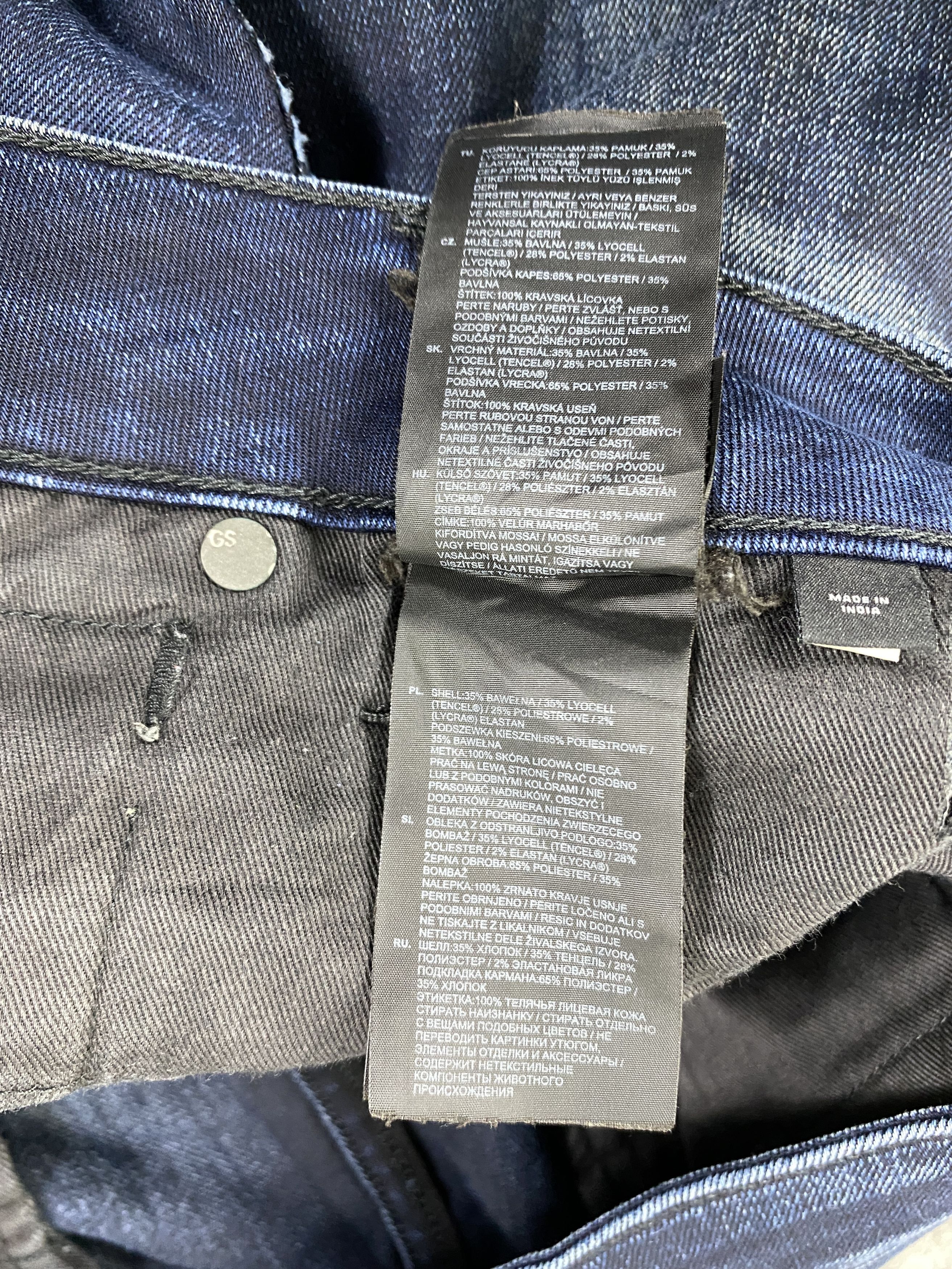 Japanese Brand Blue Vintage G-Star Skinny Jeans 32x29.5 - JN3266 Size US 32 / EU 48 - 13 Thumbnail