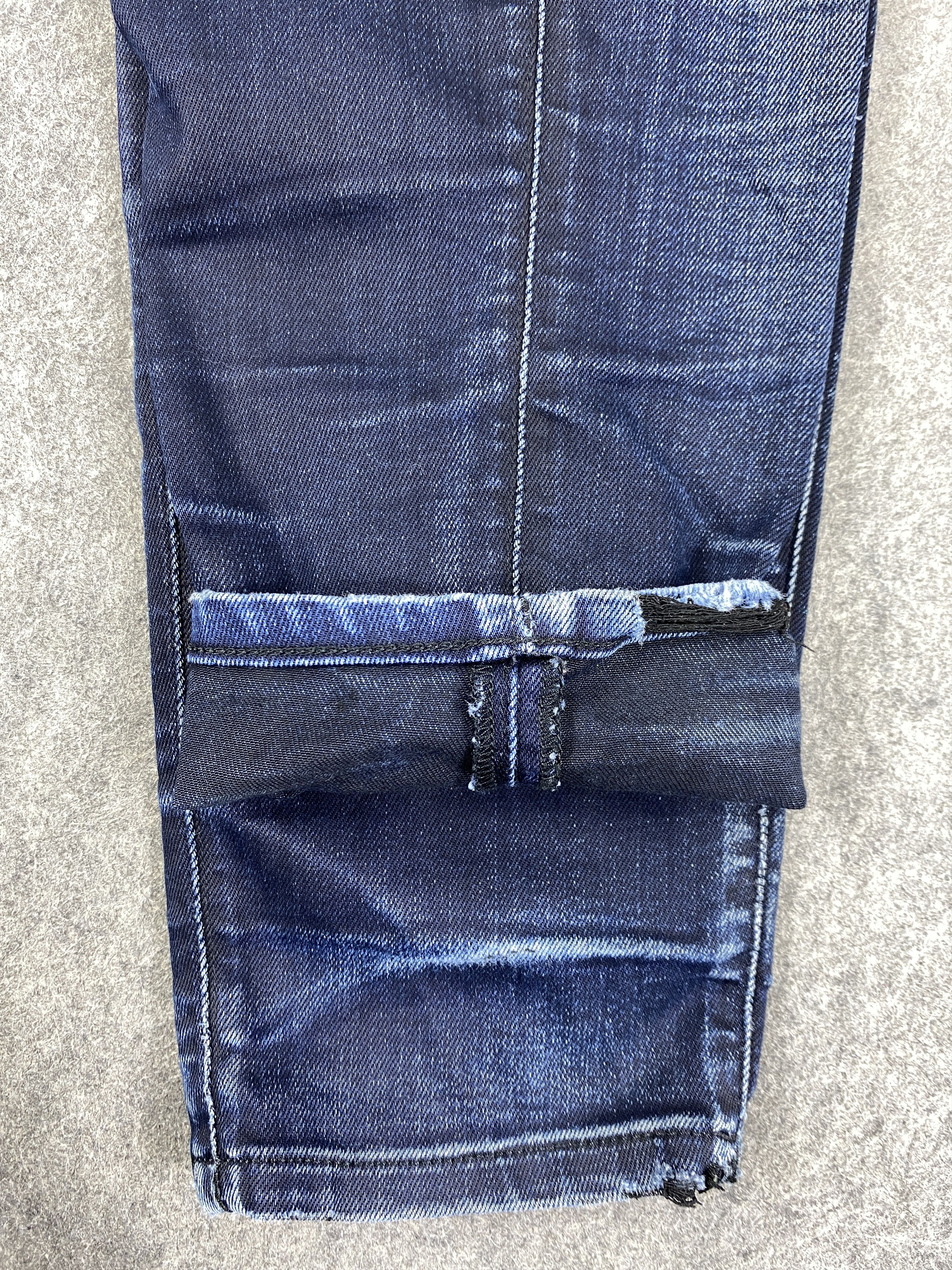 Japanese Brand Blue Vintage G-Star Skinny Jeans 32x29.5 - JN3266 Size US 32 / EU 48 - 25 Thumbnail