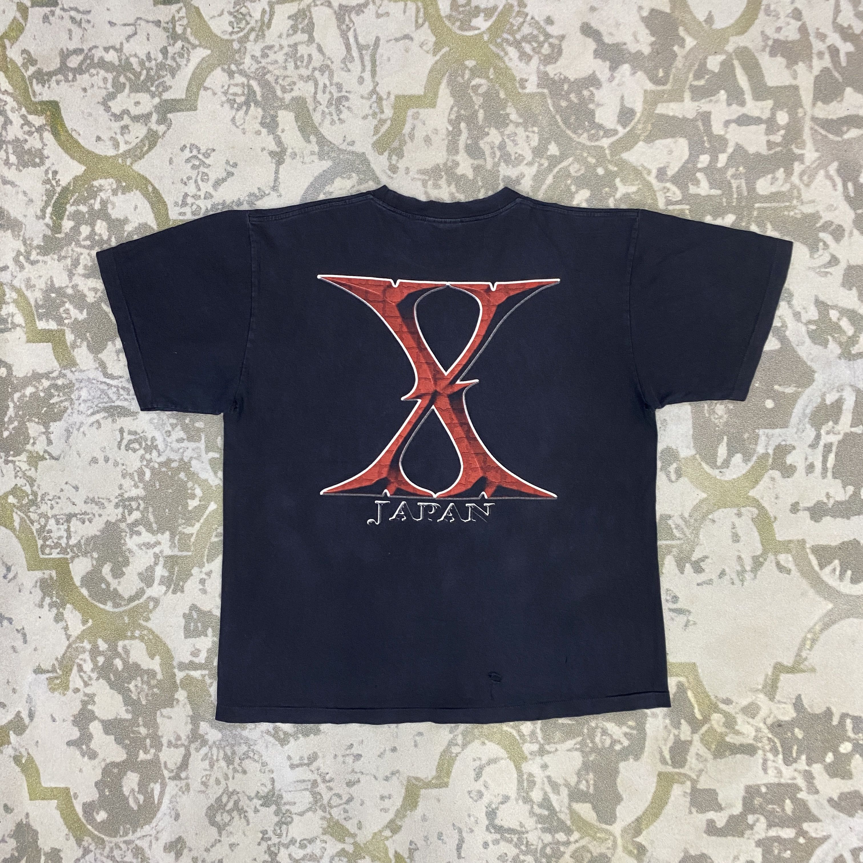 Band Tees Vintage DISTRESSED X JAPAN HIDE BAND BIG PRINT TEE - H063 Size US XL / EU 56 / 4 - 9 Thumbnail