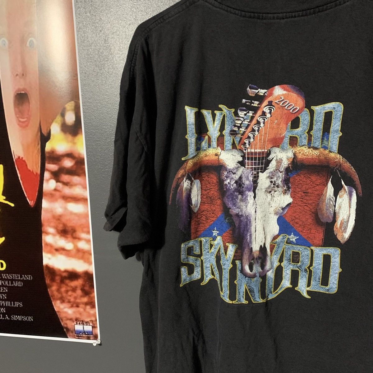 Band Tees Vintage Lynrd Skynrd 2000’s Eagle Skull band t-shirt Size US XL / EU 56 / 4 - 3 Thumbnail