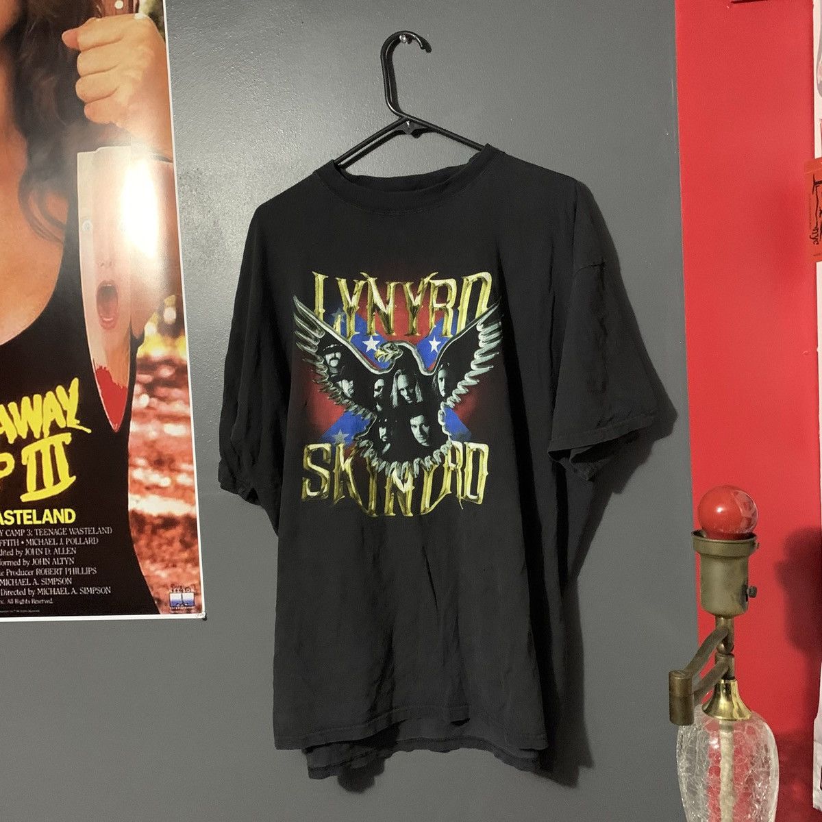 Band Tees Vintage Lynrd Skynrd 2000’s Eagle Skull band t-shirt Size US XL / EU 56 / 4 - 1 Thumbnail