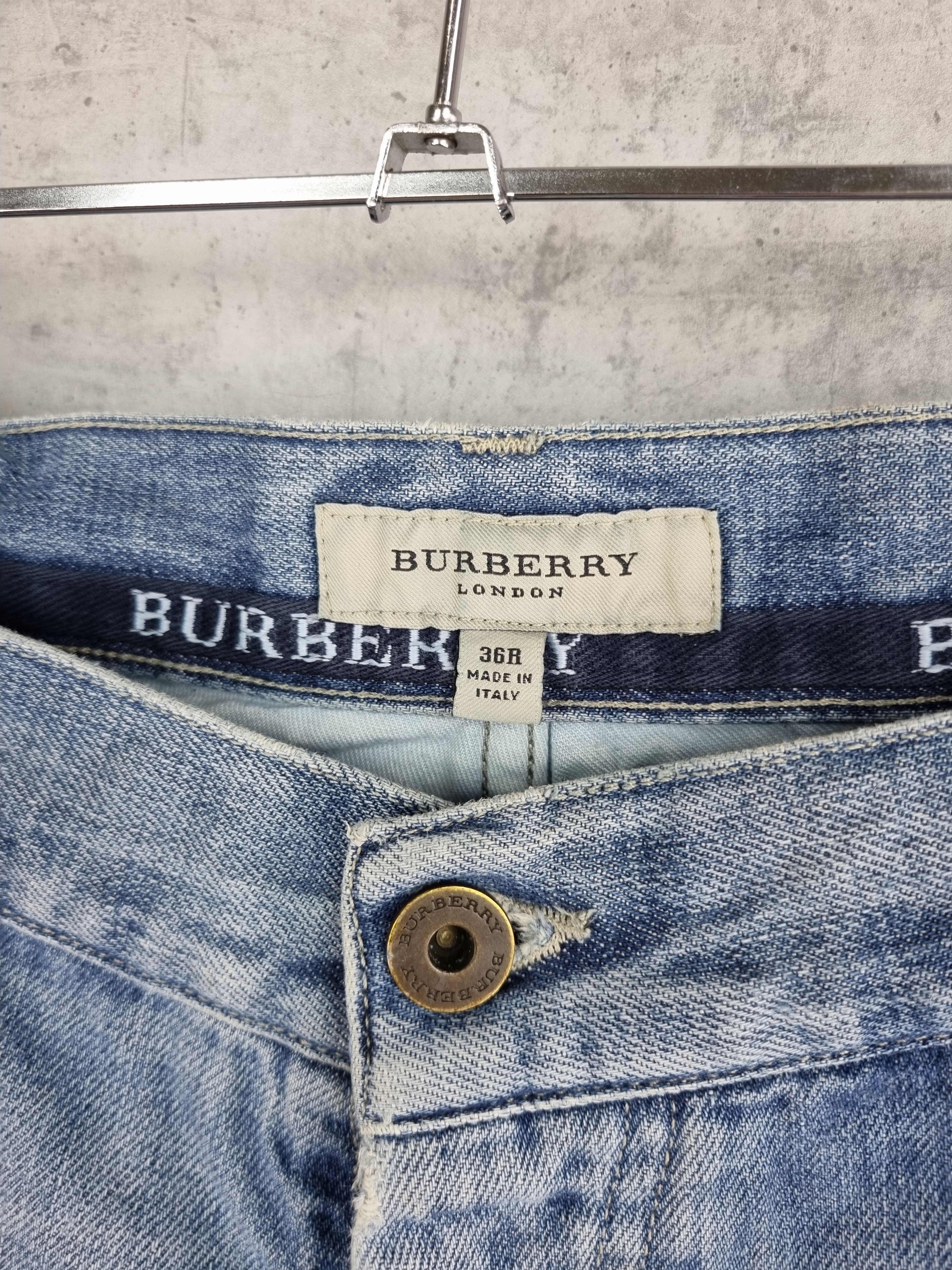 Burberry Burberry Denim Buttons Fly Relaxed Fit Distressed Shorts Size US 36 / EU 52 - 10 Thumbnail