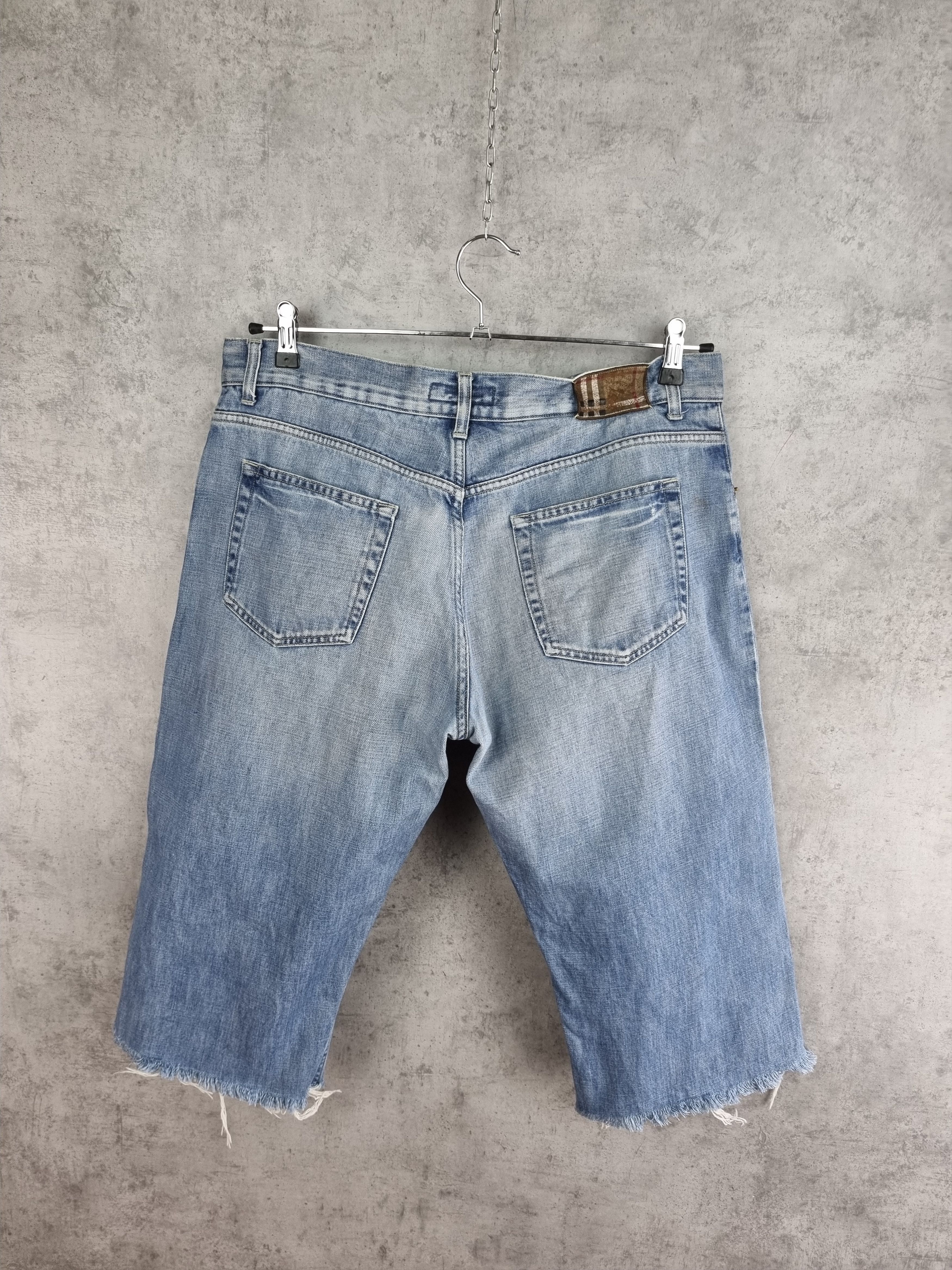 Burberry Burberry Denim Buttons Fly Relaxed Fit Distressed Shorts Size US 36 / EU 52 - 4 Thumbnail