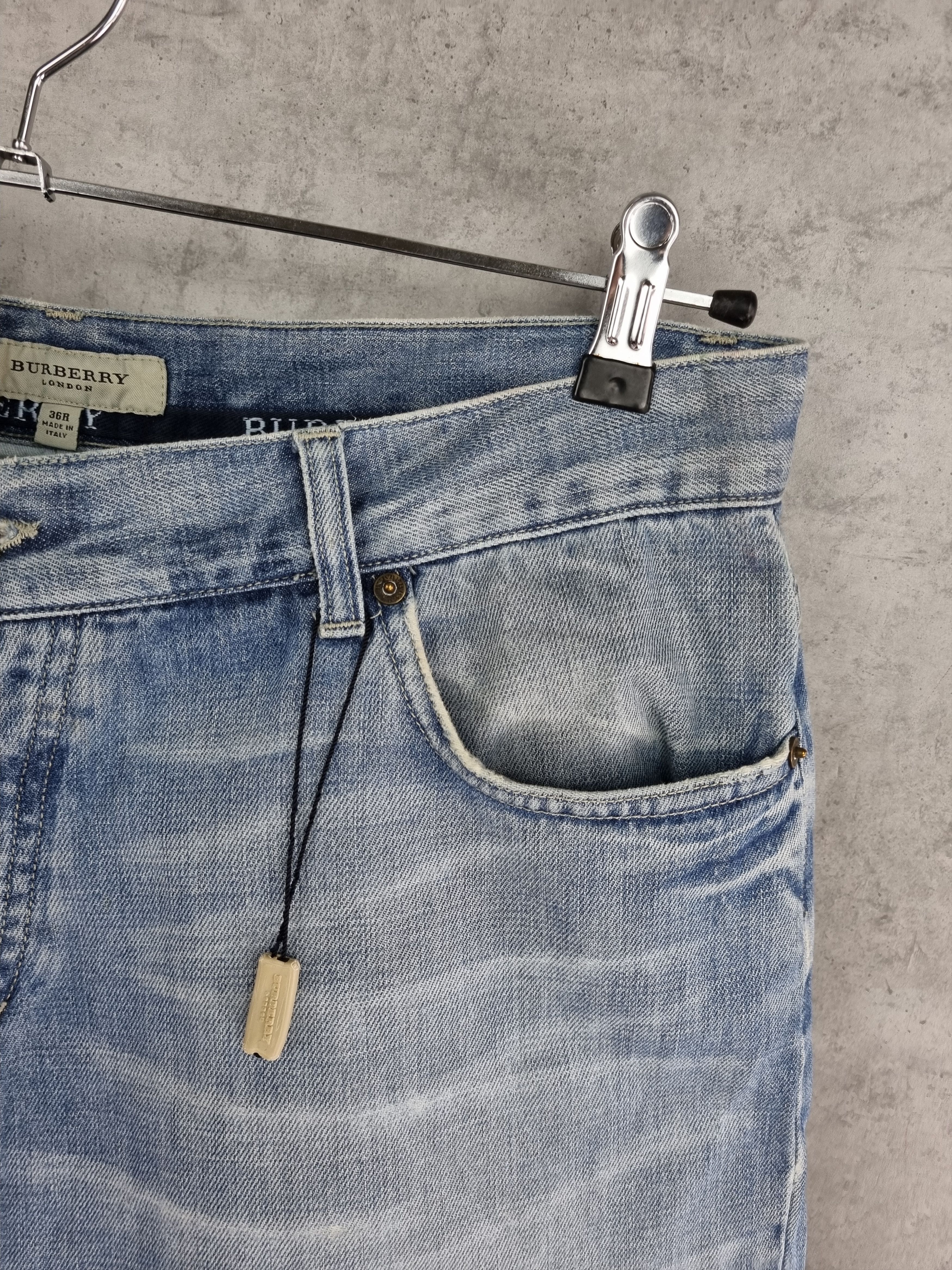 Burberry Burberry Denim Buttons Fly Relaxed Fit Distressed Shorts Size US 36 / EU 52 - 9 Thumbnail