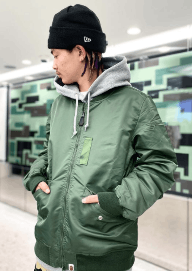 Bape BAPE Ma-1 jacket Olive Size US M / EU 48-50 / 2 - 4 Thumbnail