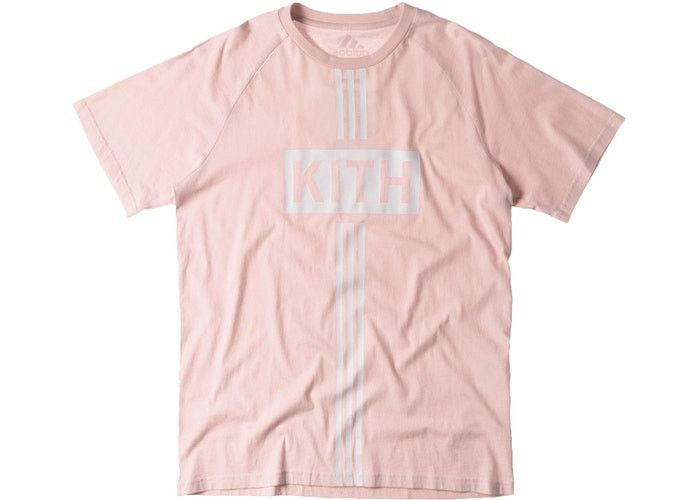Kith adidas Soccer Flamingos Home Classic Logo Tee Pink