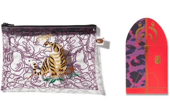 Bape Bape year of the tiger pouch & red envelope (1 set of 10) Size ONE SIZE - 5 Thumbnail
