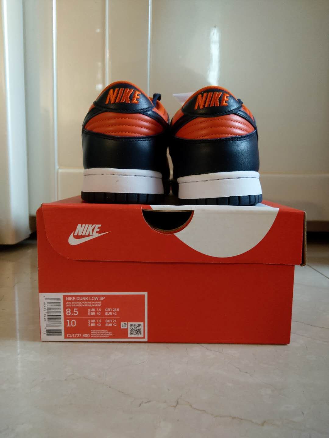 Nike Nike Dunk Low SP University Orange Marine (2020) Size US 8.5 / EU 41-42 - 5 Thumbnail