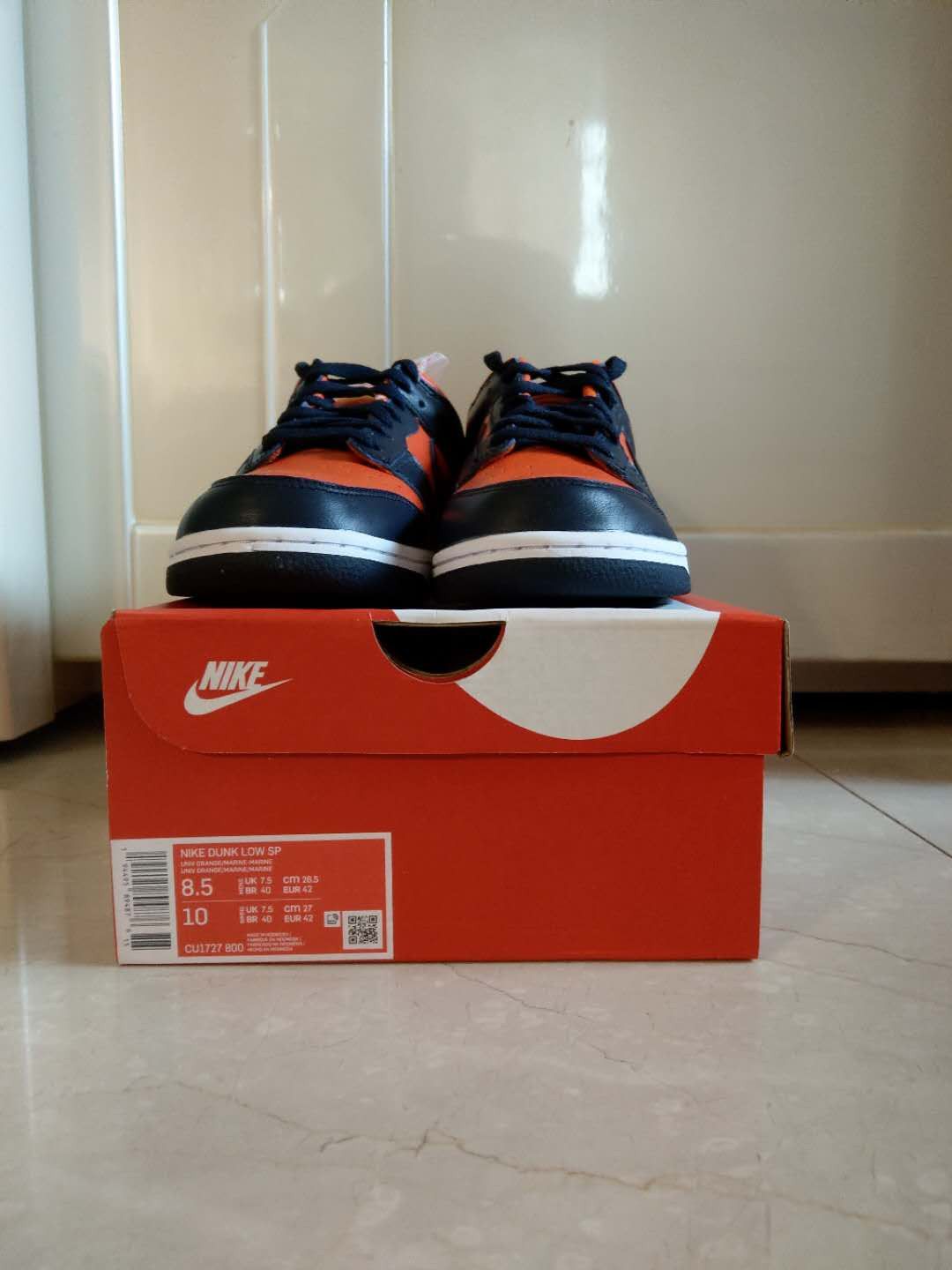 Nike Nike Dunk Low SP University Orange Marine (2020) Size US 8.5 / EU 41-42 - 2 Thumbnail