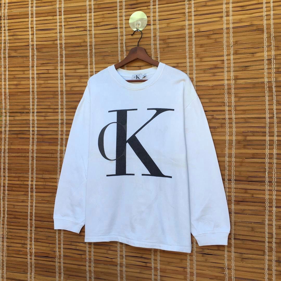 Calvin Klein Vintage 90s Calvin Klein Jeans Sweatshirt Size US L / EU 52-54 / 3 - 2 Thumbnail